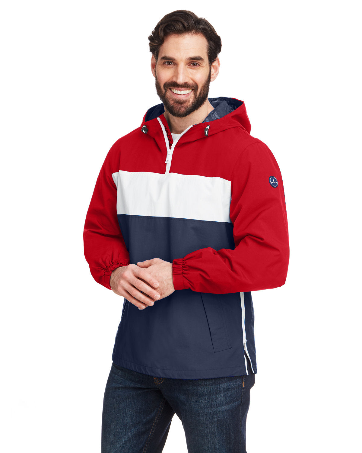 Nautica Unisex Windward Pullover Jacket Mens Apparel Jackets & Vests