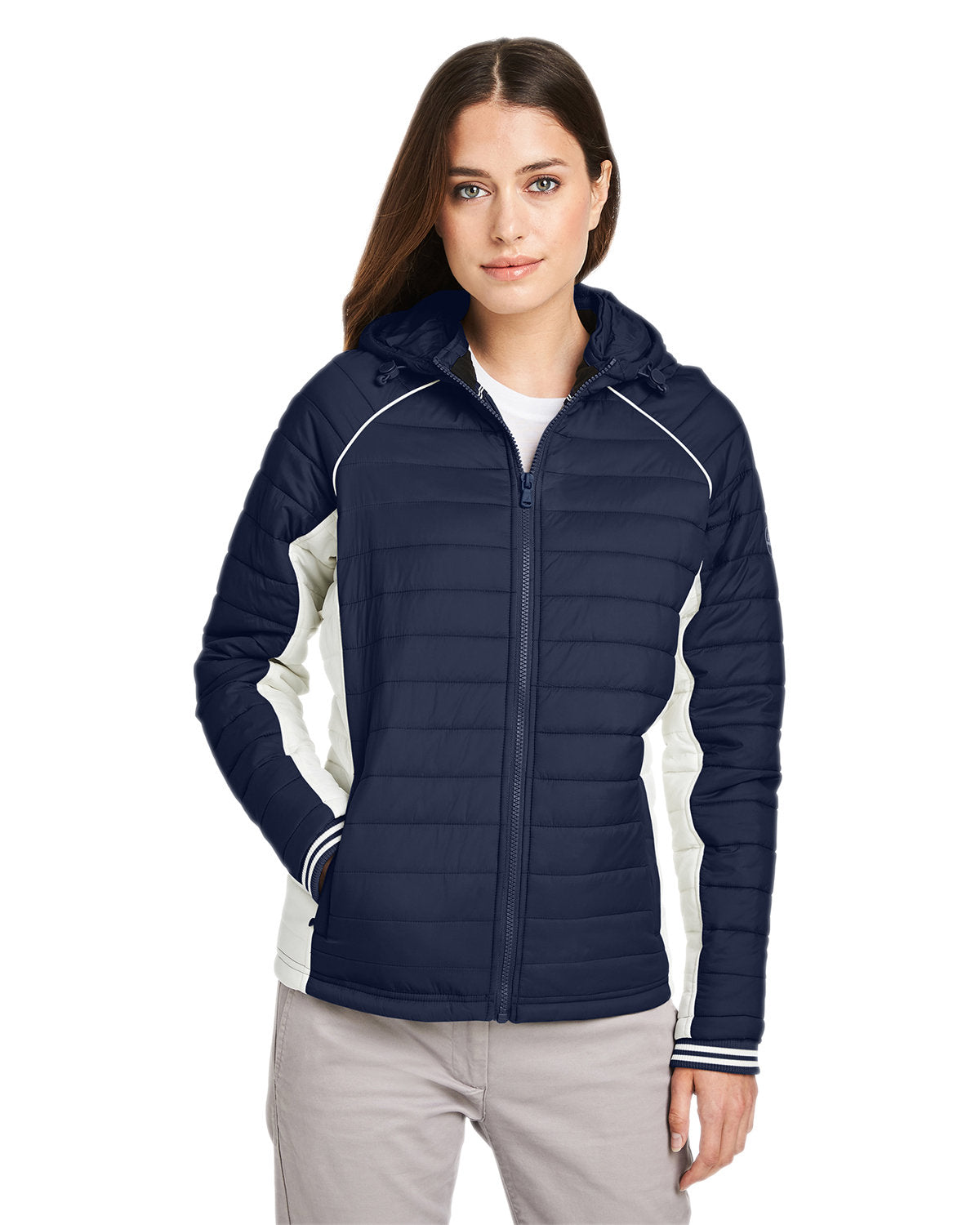 Nautica Ladies' Nautical Mile Puffer Packable Jacket Womens Apparel Jackets & Vests