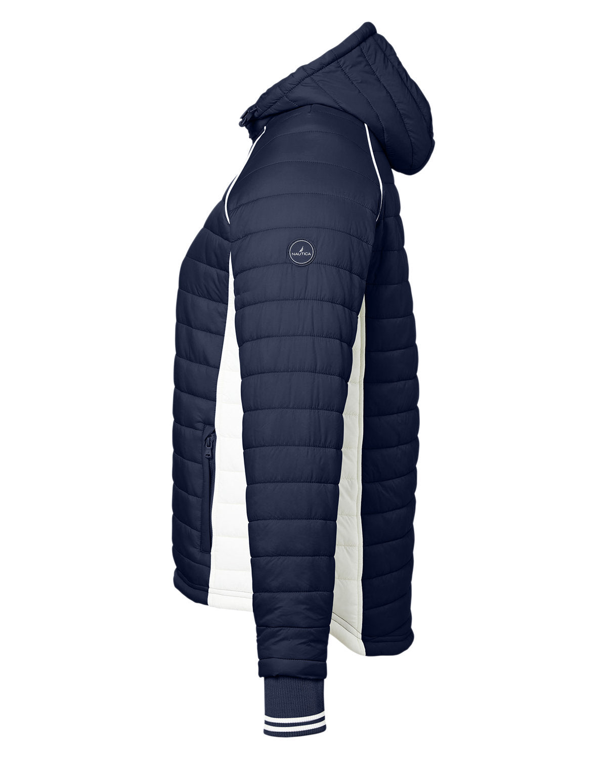 Nautica Ladies' Nautical Mile Puffer Packable Jacket Womens Apparel Jackets & Vests