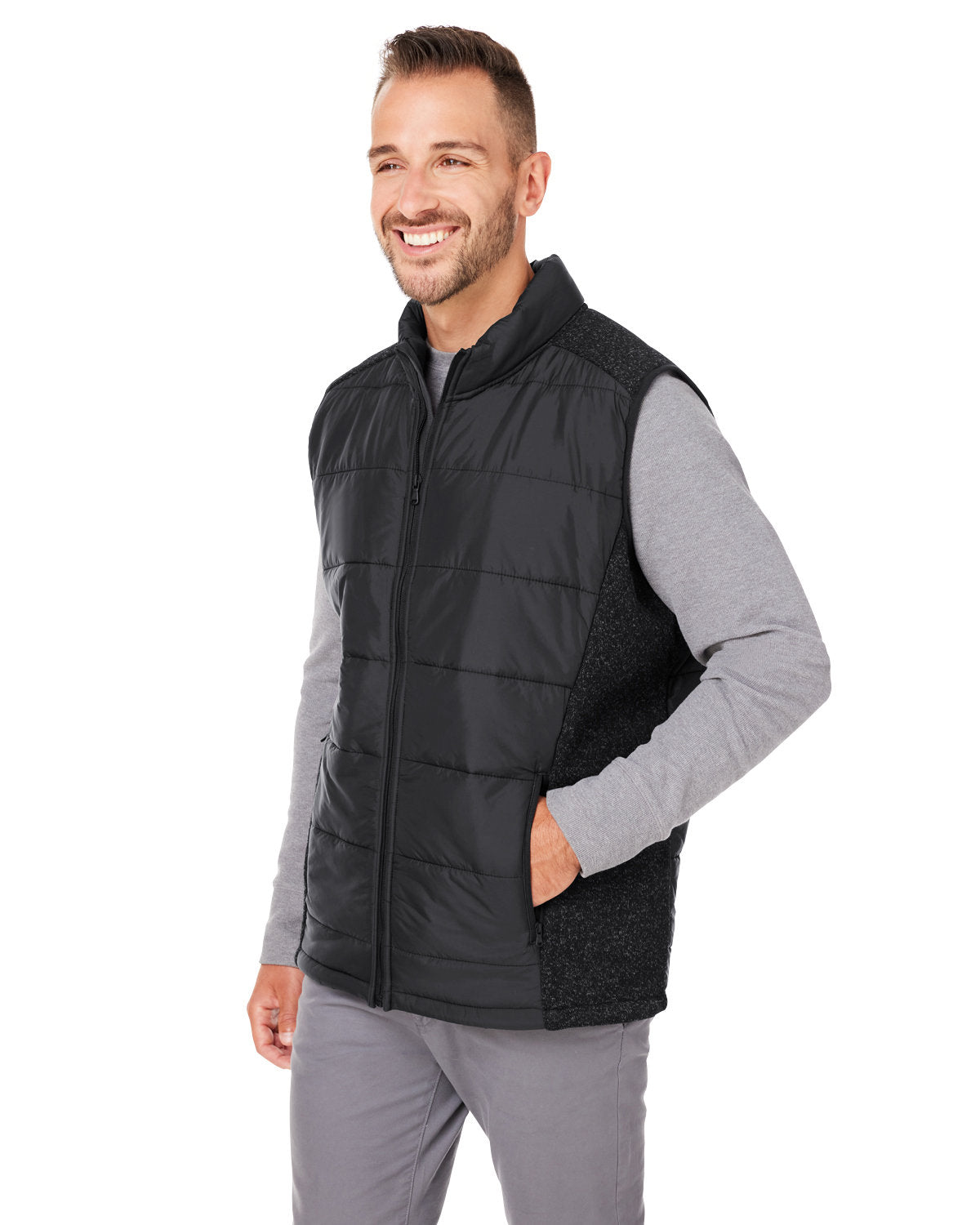 Nautica Men's Harbor Puffer Vest Mens Apparel Jackets & Vests