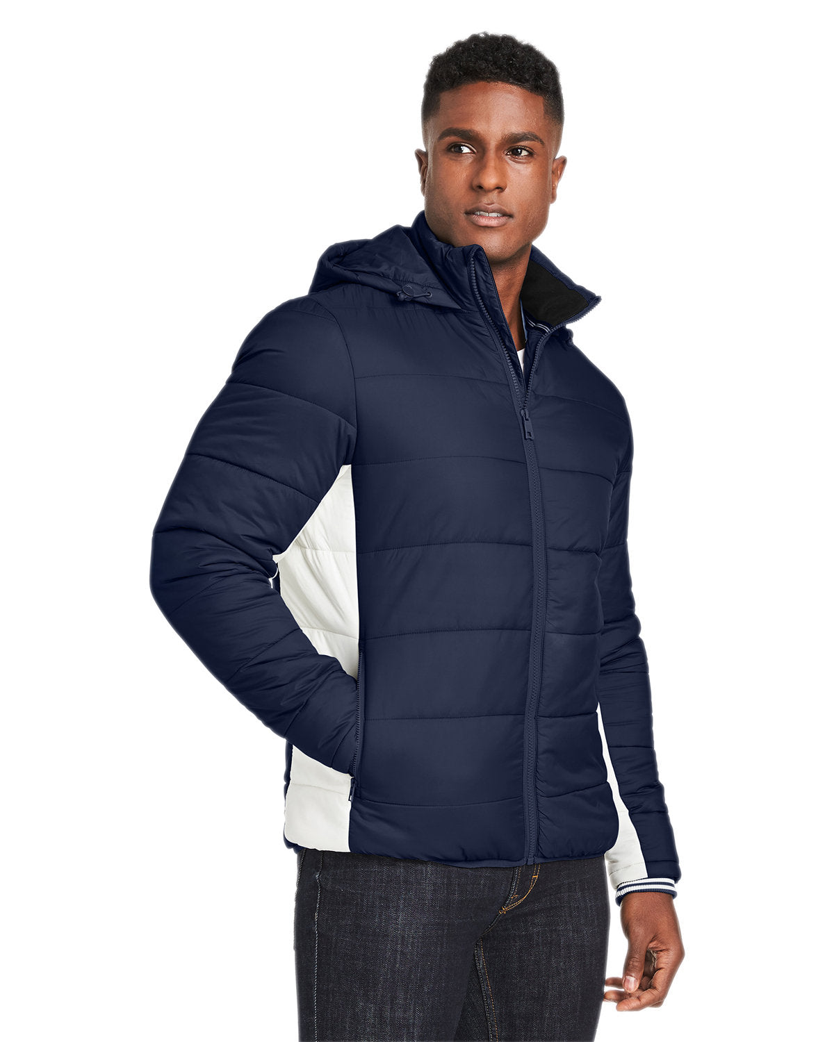 Nautica Men's Nautical Mile Puffer Packable Jacket Mens Apparel Jackets & Vests
