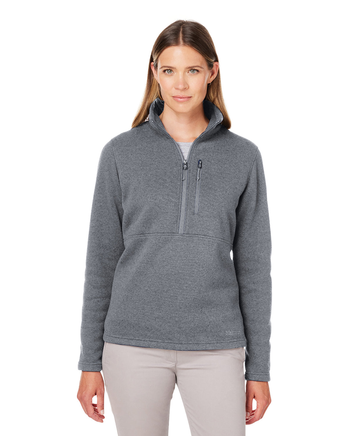 Marmot Ladies' Dropline Half-Zip Sweater Fleece Jacket Corporate Apparel Sweatshirts & Fleece