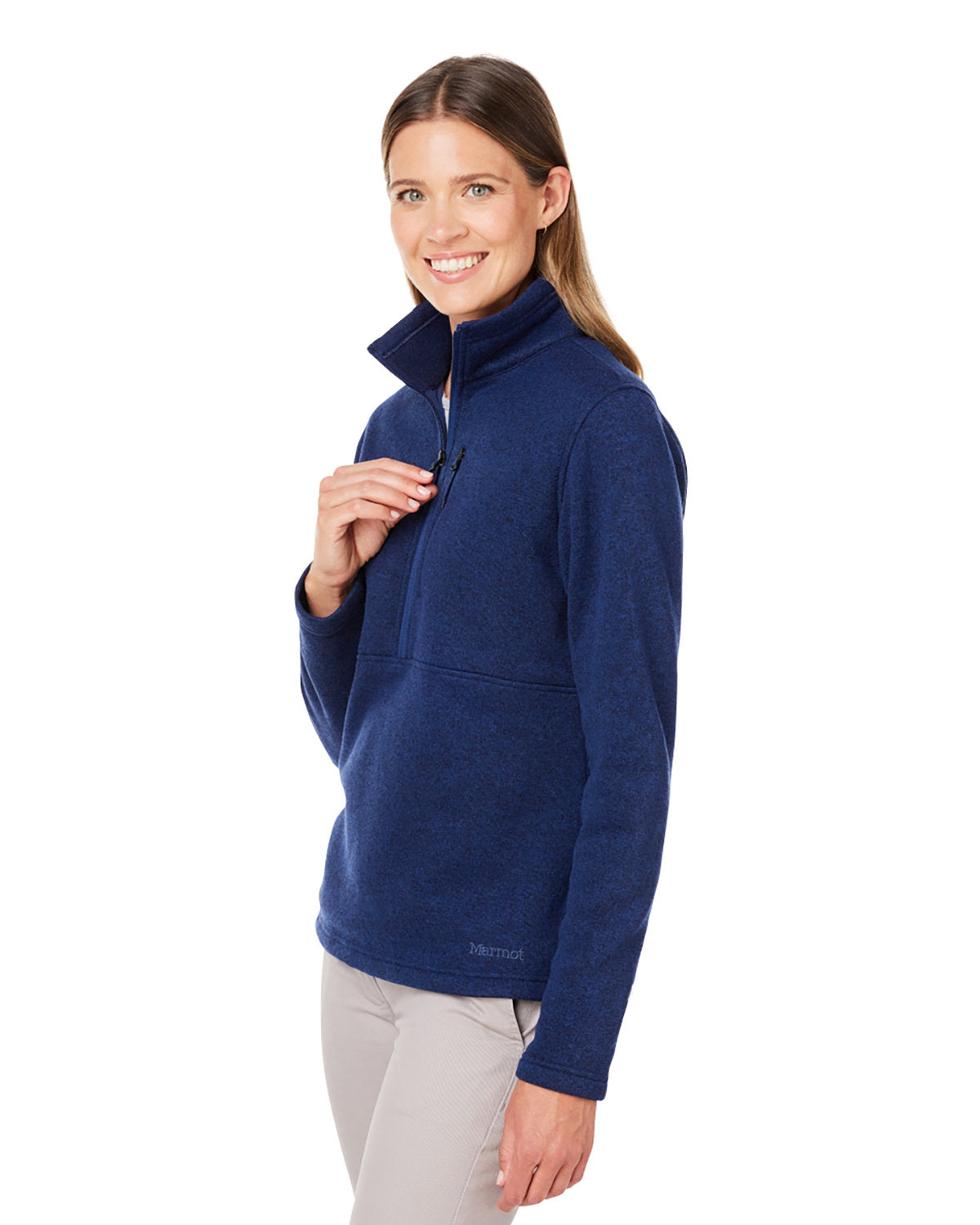 Marmot Ladies' Dropline Half-Zip Sweater Fleece Jacket Corporate Apparel Sweatshirts & Fleece