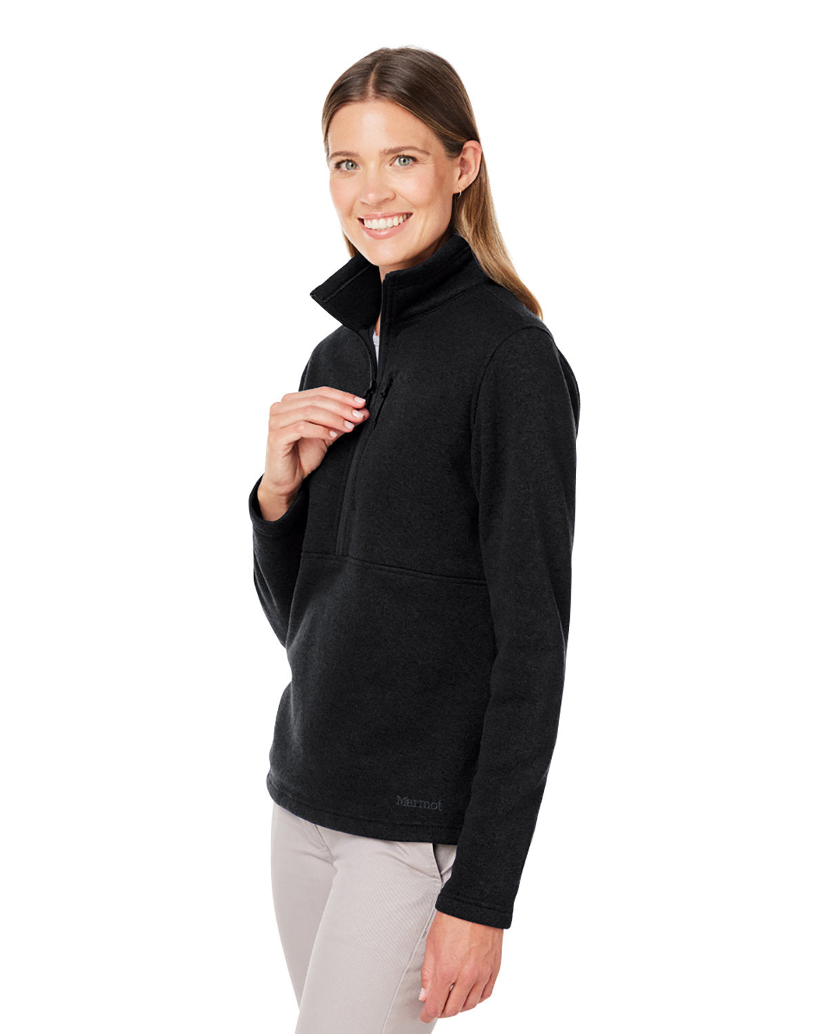 Marmot Ladies' Dropline Half-Zip Sweater Fleece Jacket Corporate Apparel Sweatshirts & Fleece