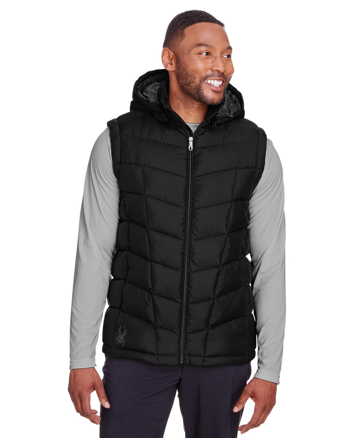 Spyder Men's Pelmo Puffer Vest Mens Apparel Jackets & Vests