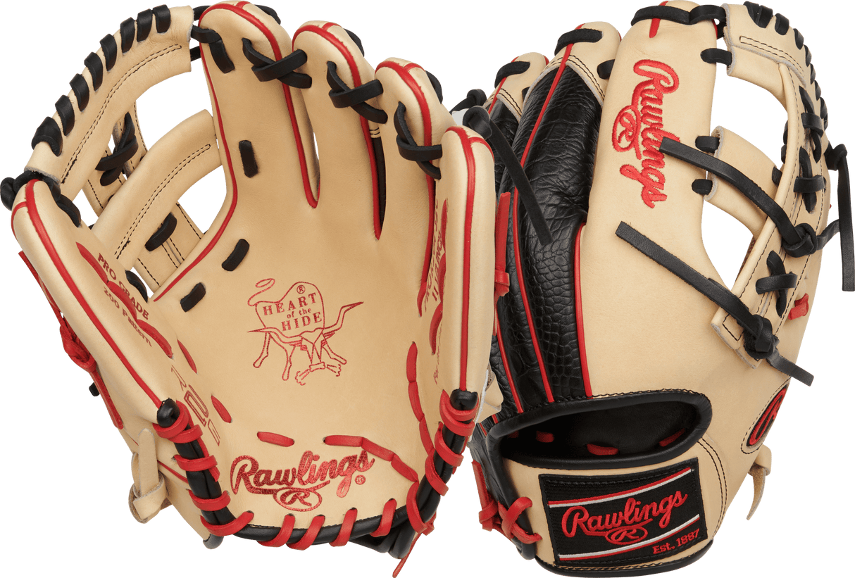 Rawlings Heart of the Hide R2G 11.5" Infield Baseball Glove: RPROR204-32C Baseball Gloves & Mitts All