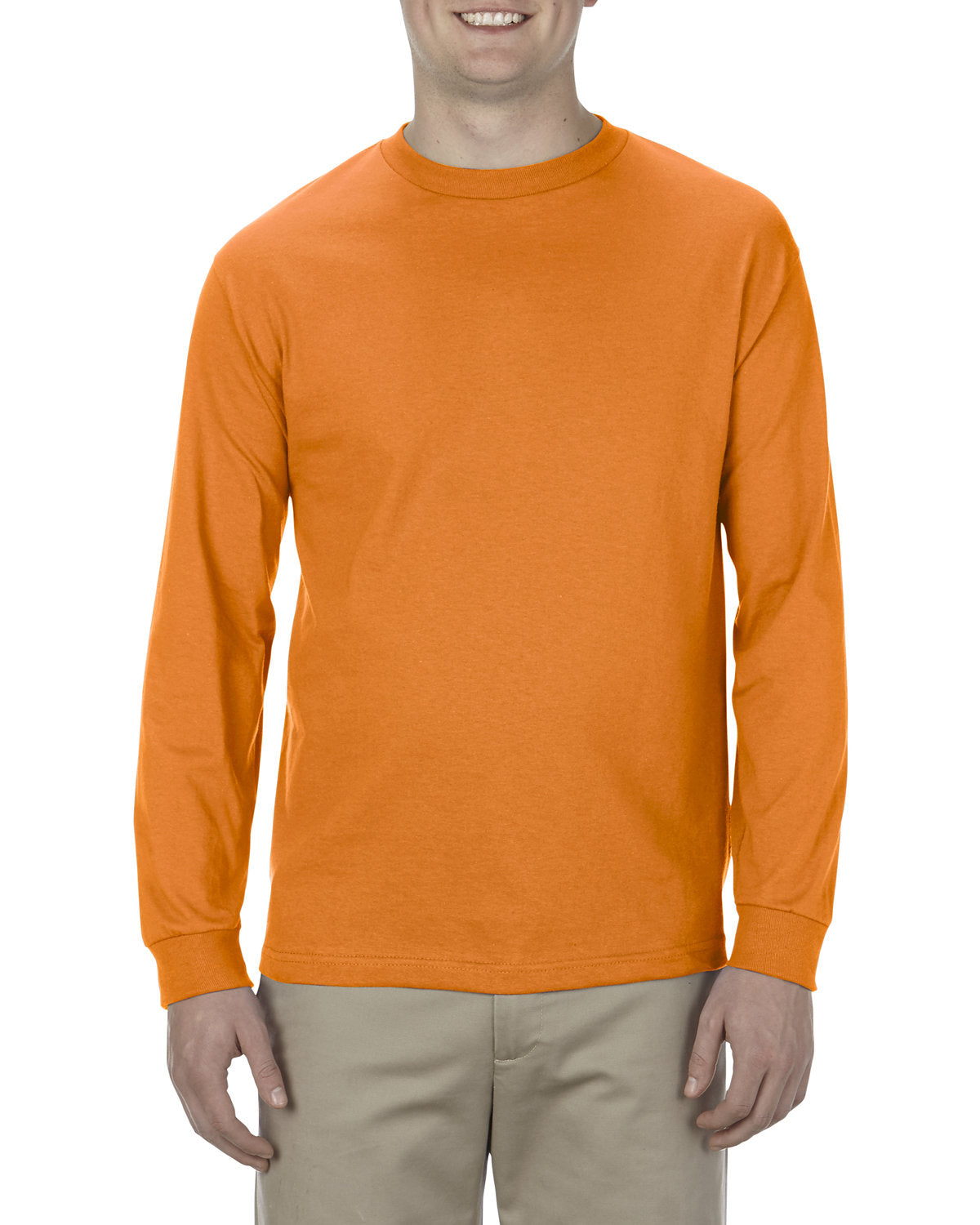 American Apparel Heavyweight Unisex Long Sleeve T-Shirt 1304W Mens Apparel Shirts & Tops