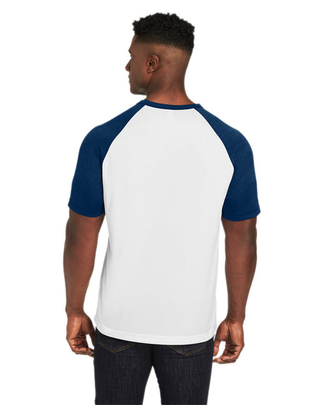 Team 365 Unisex Zone Colorblock Raglan T-Shirt Mens Apparel Shirts & Tops