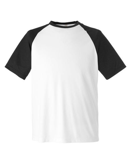 Team 365 Unisex Zone Colorblock Raglan T-Shirt Mens Apparel Shirts & Tops