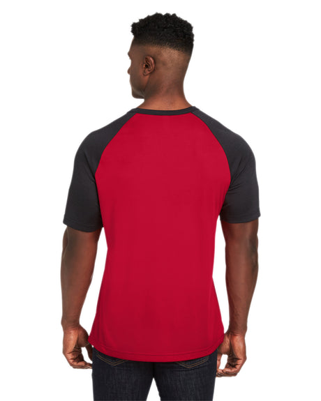 Team 365 Unisex Zone Colorblock Raglan T-Shirt Mens Apparel Shirts & Tops