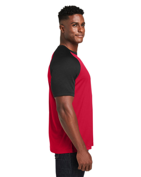 Team 365 Unisex Zone Colorblock Raglan T-Shirt Mens Apparel Shirts & Tops