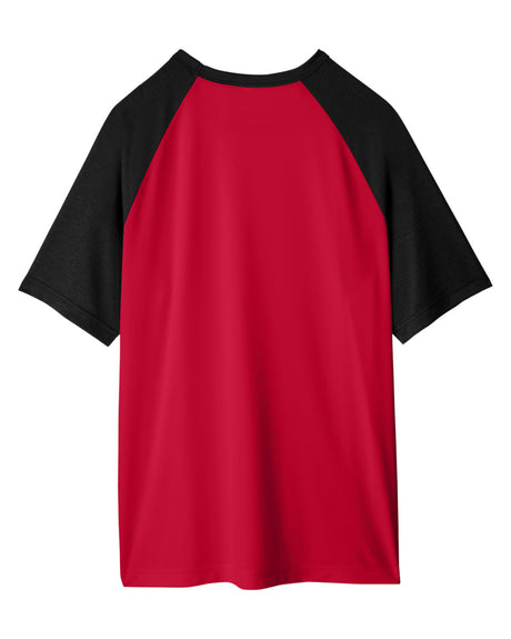 Team 365 Unisex Zone Colorblock Raglan T-Shirt Mens Apparel Shirts & Tops
