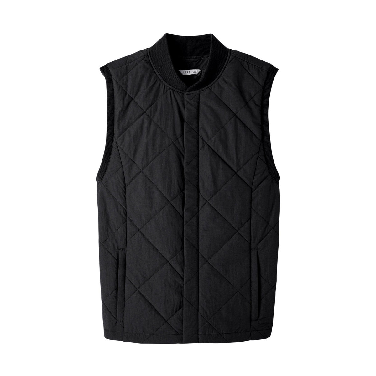 UltraClub Men's Dawson Quilted Hiking Vest-5