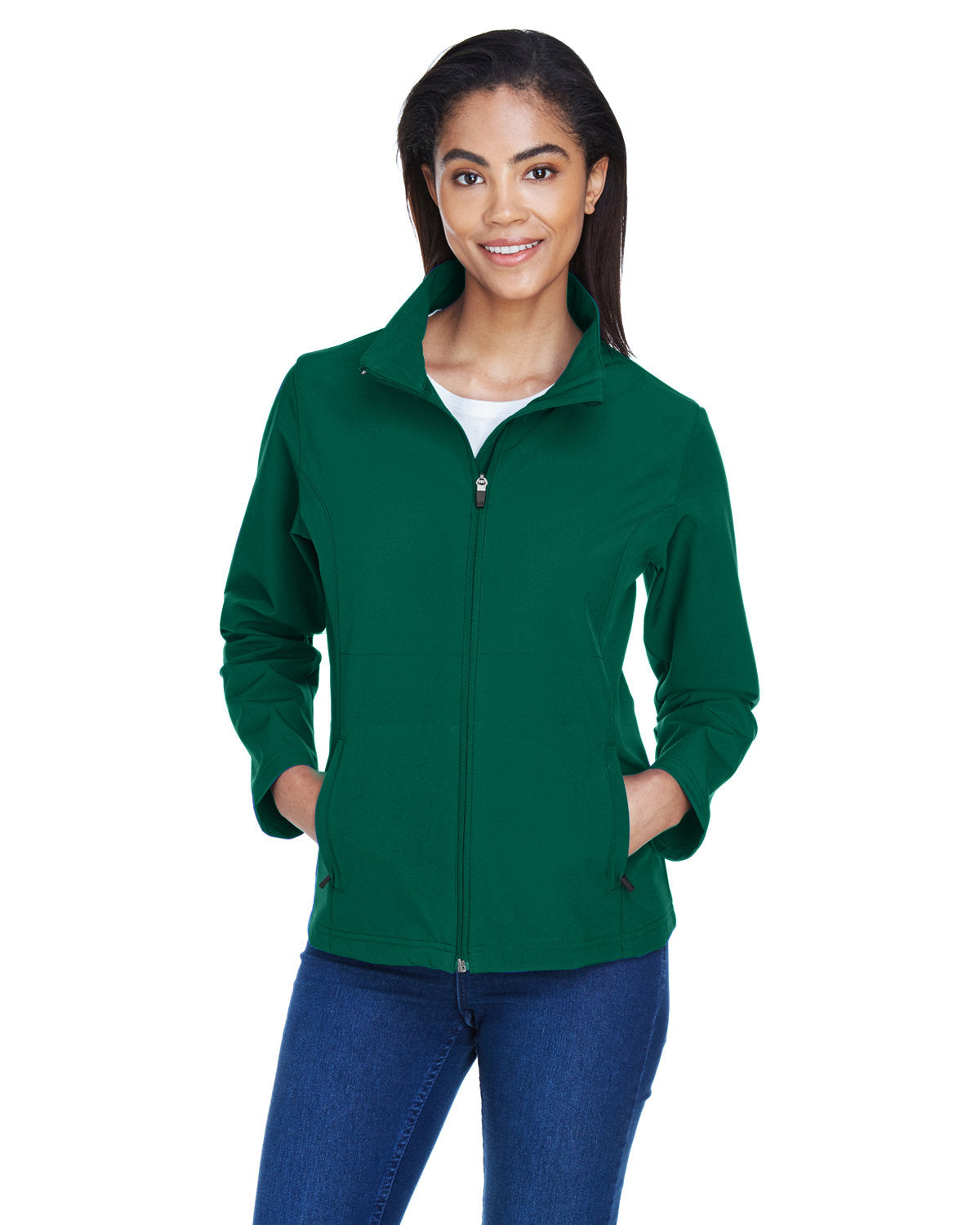 Team 365 Ladies' Leader Soft Shell Jacket Womens Apparel Jackets & Vests