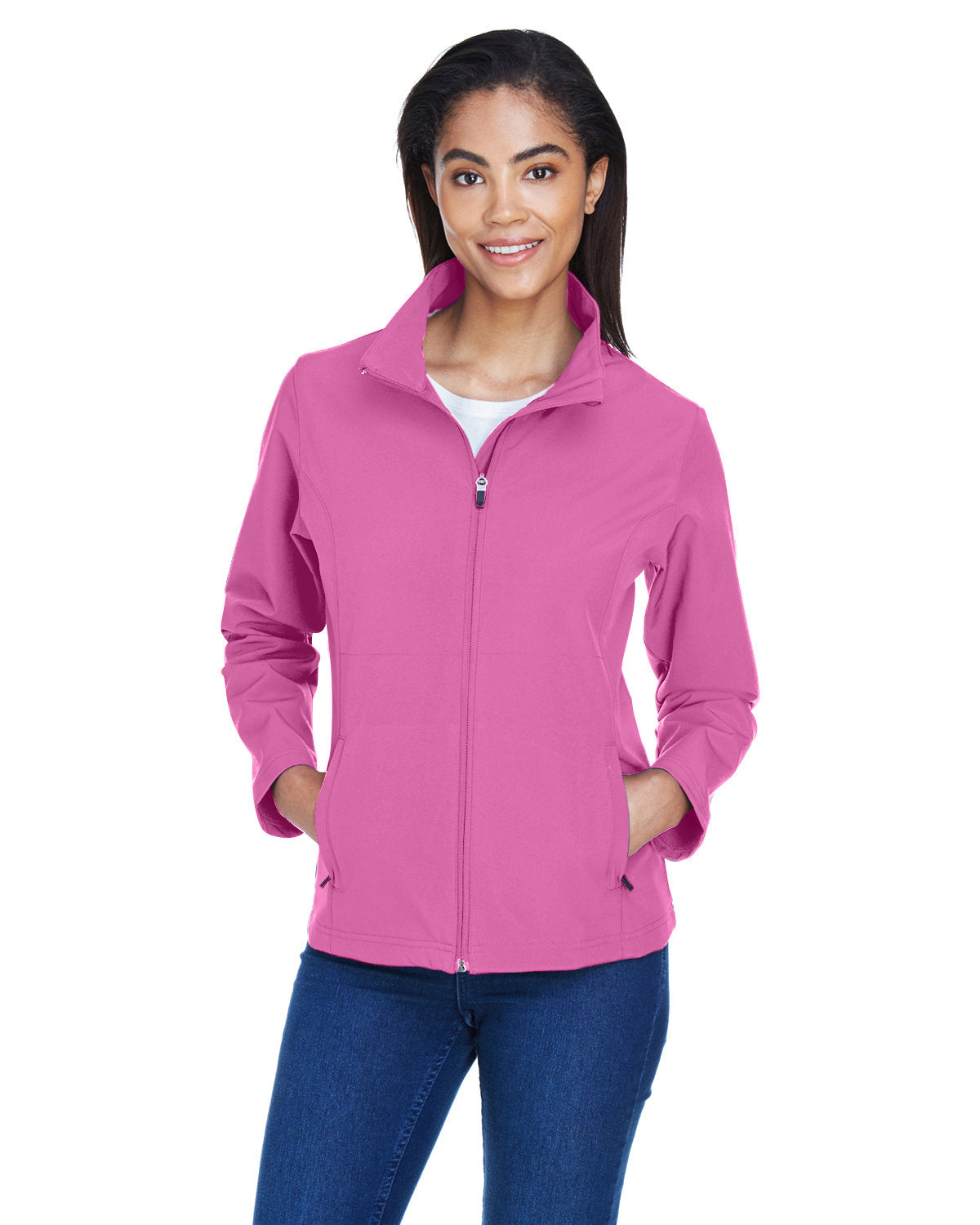 Team 365 Ladies' Leader Soft Shell Jacket Womens Apparel Jackets & Vests
