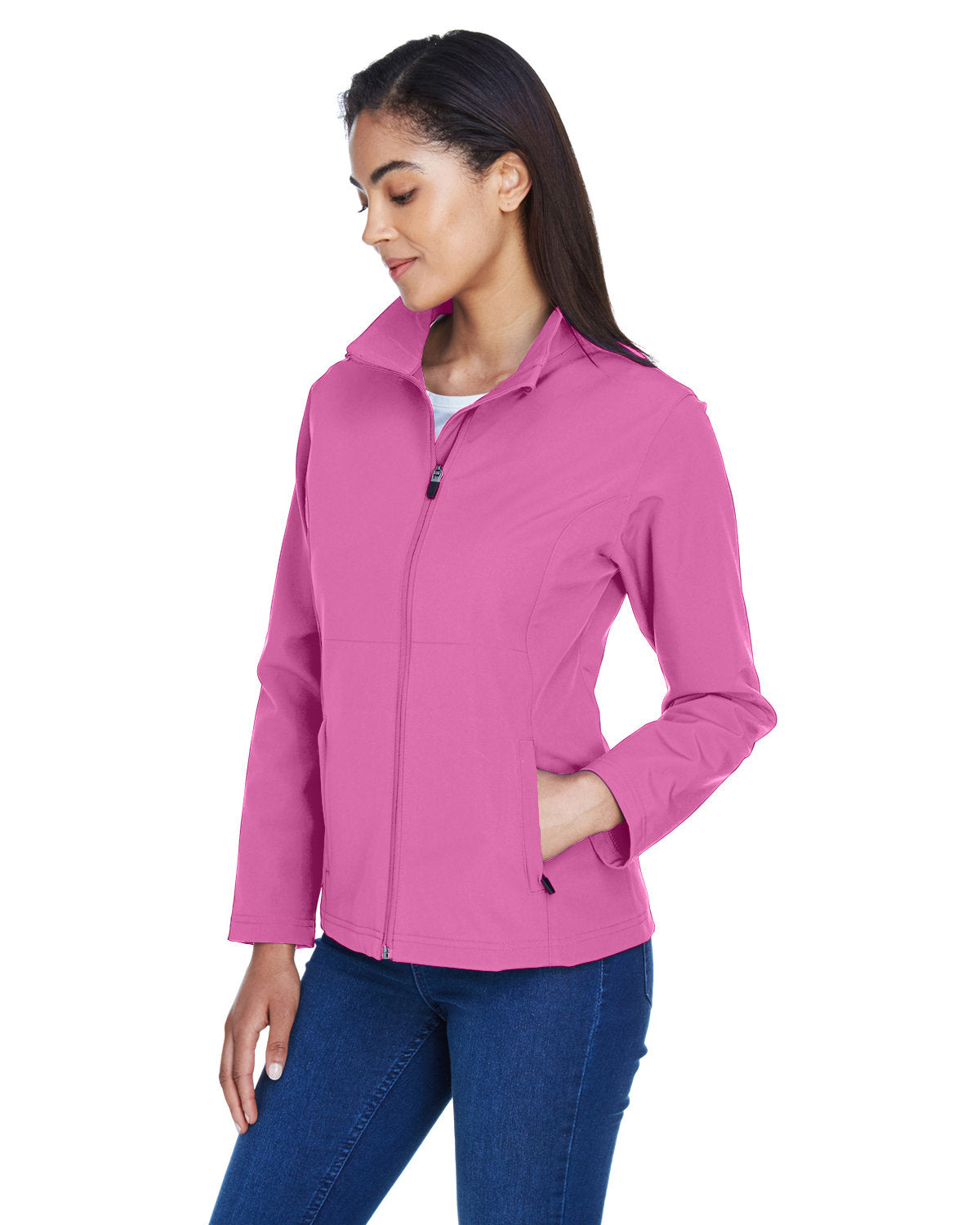 Team 365 Ladies' Leader Soft Shell Jacket Womens Apparel Jackets & Vests