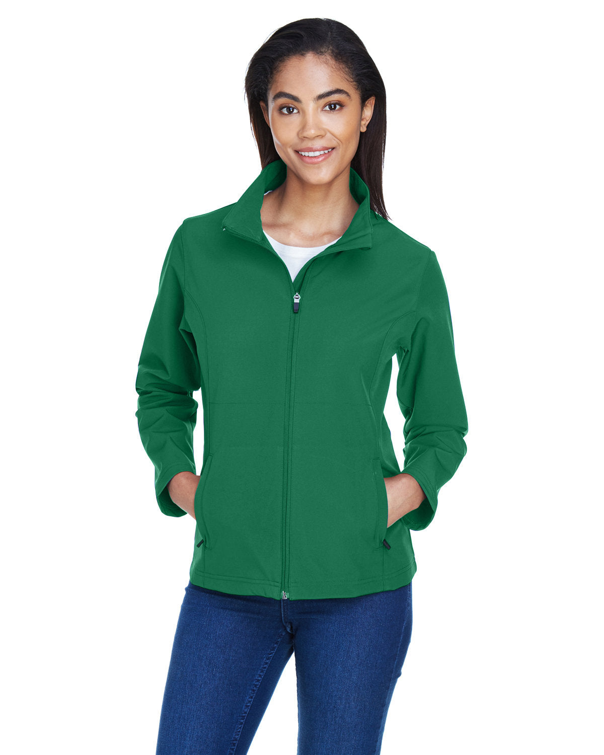 Team 365 Ladies' Leader Soft Shell Jacket Womens Apparel Jackets & Vests