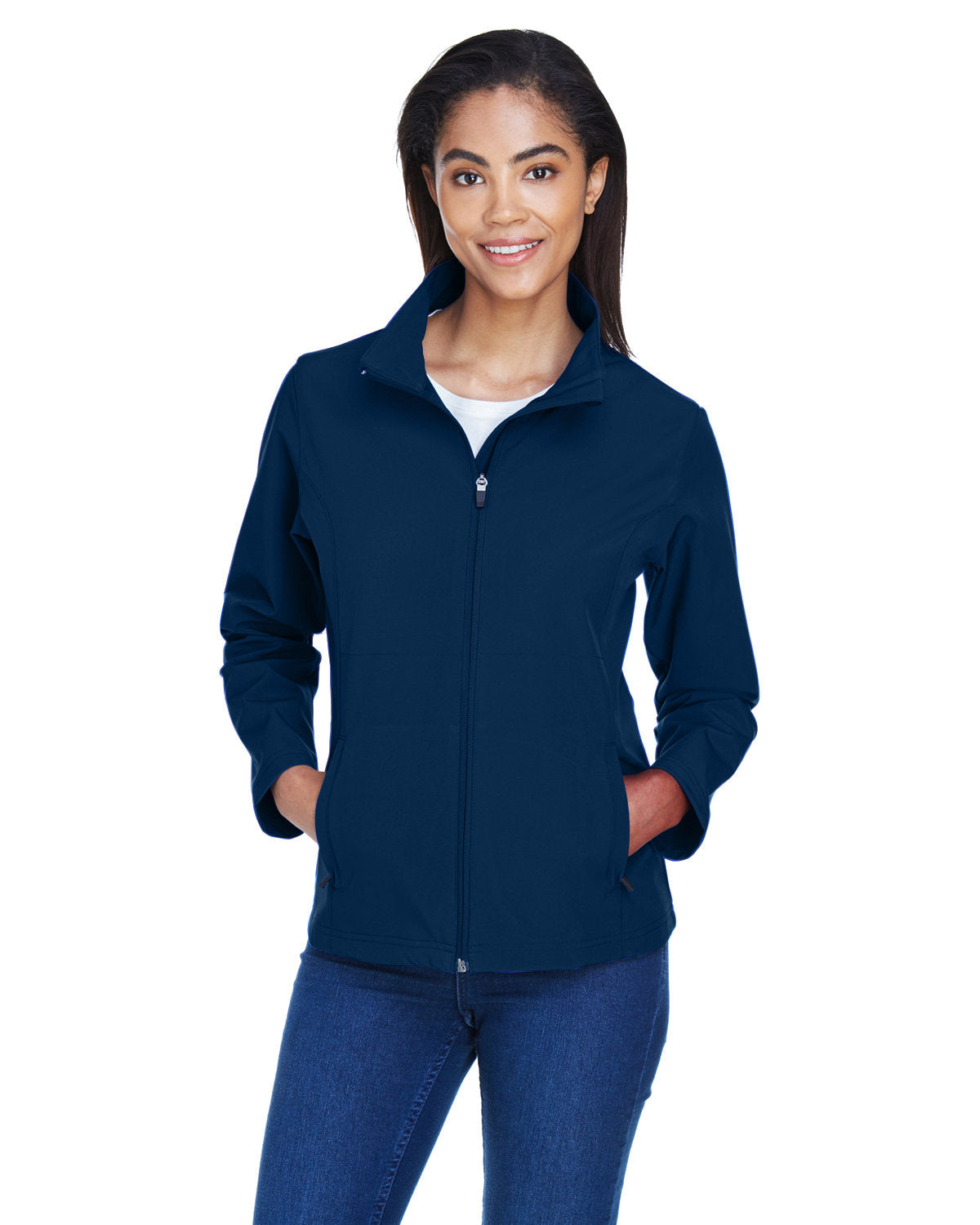 Team 365 Ladies' Leader Soft Shell Jacket Womens Apparel Jackets & Vests