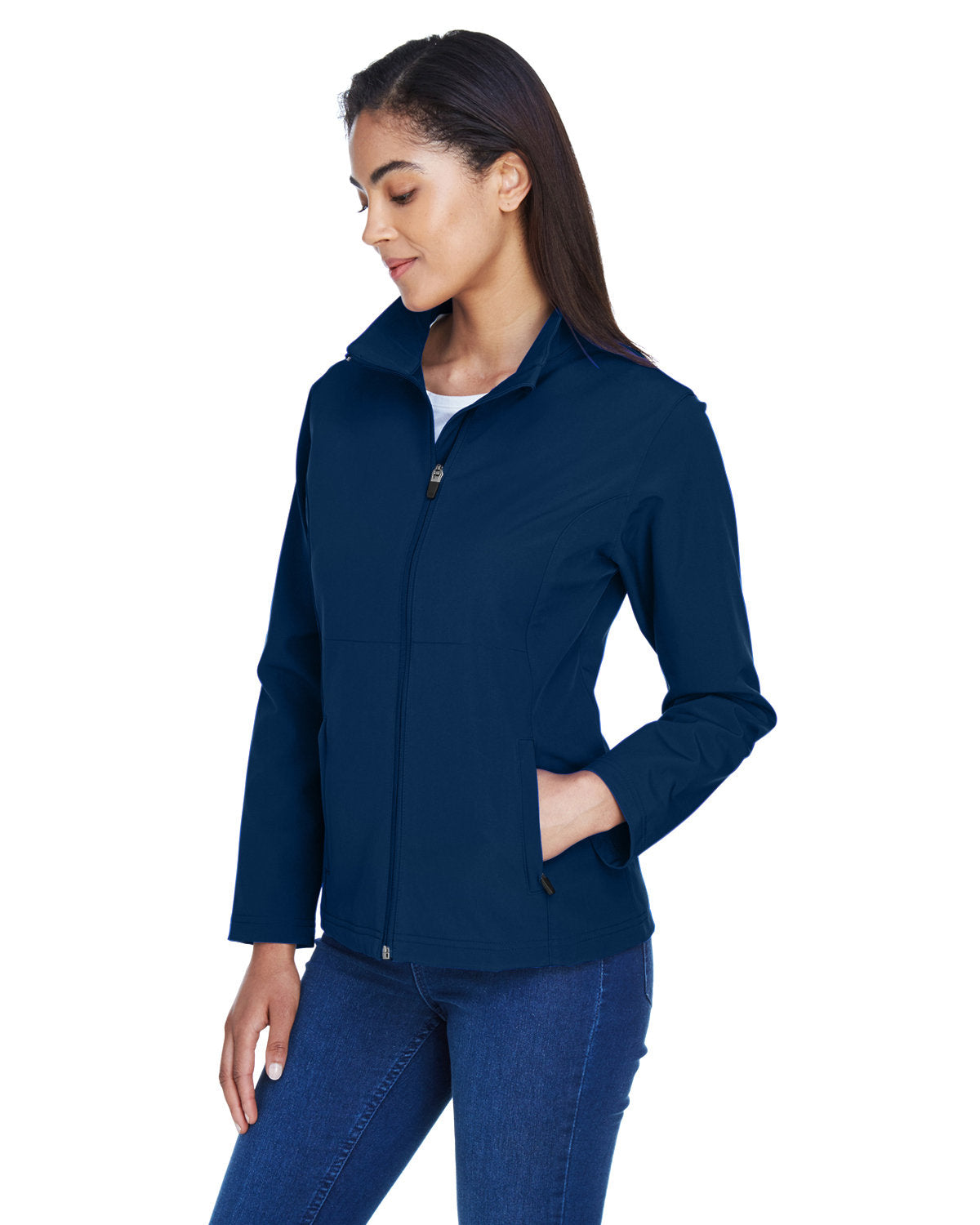 Team 365 Ladies' Leader Soft Shell Jacket Womens Apparel Jackets & Vests