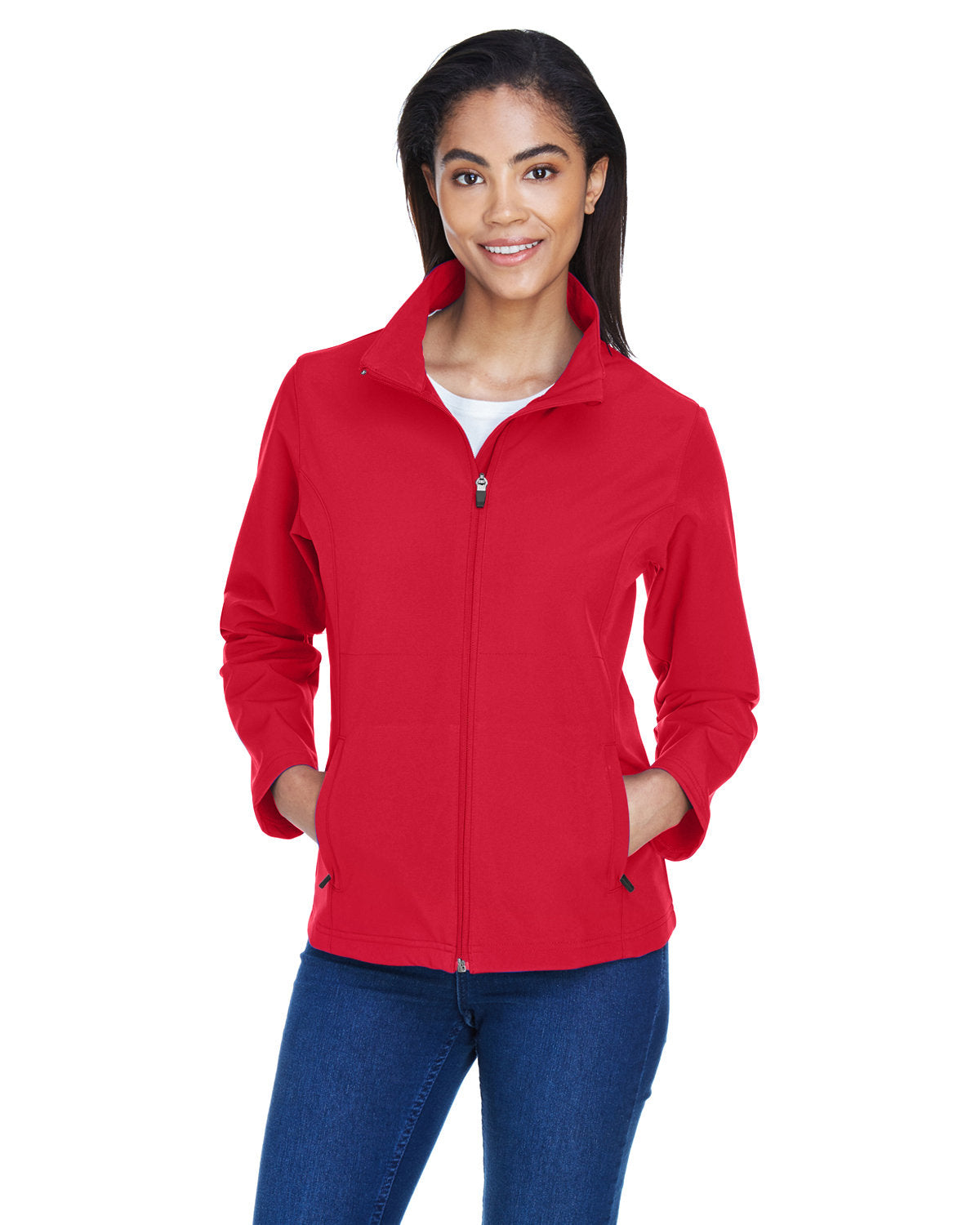 Team 365 Ladies' Leader Soft Shell Jacket Womens Apparel Jackets & Vests