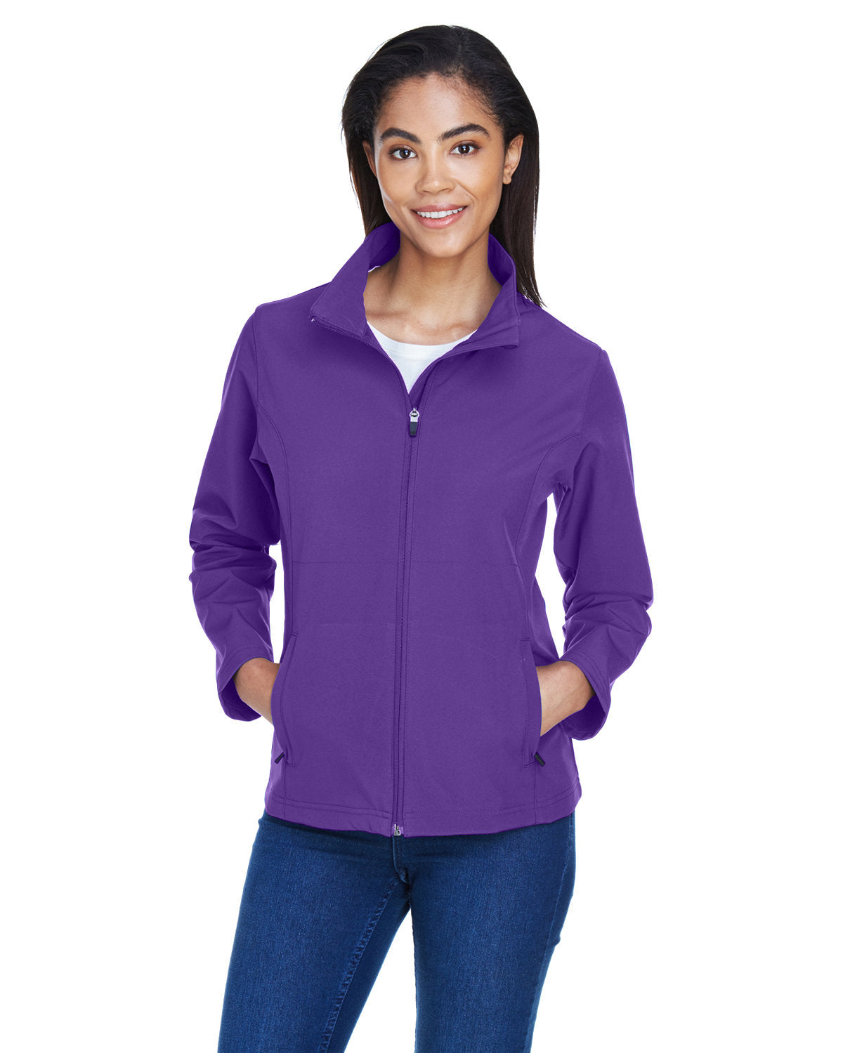 Team 365 Ladies' Leader Soft Shell Jacket Womens Apparel Jackets & Vests
