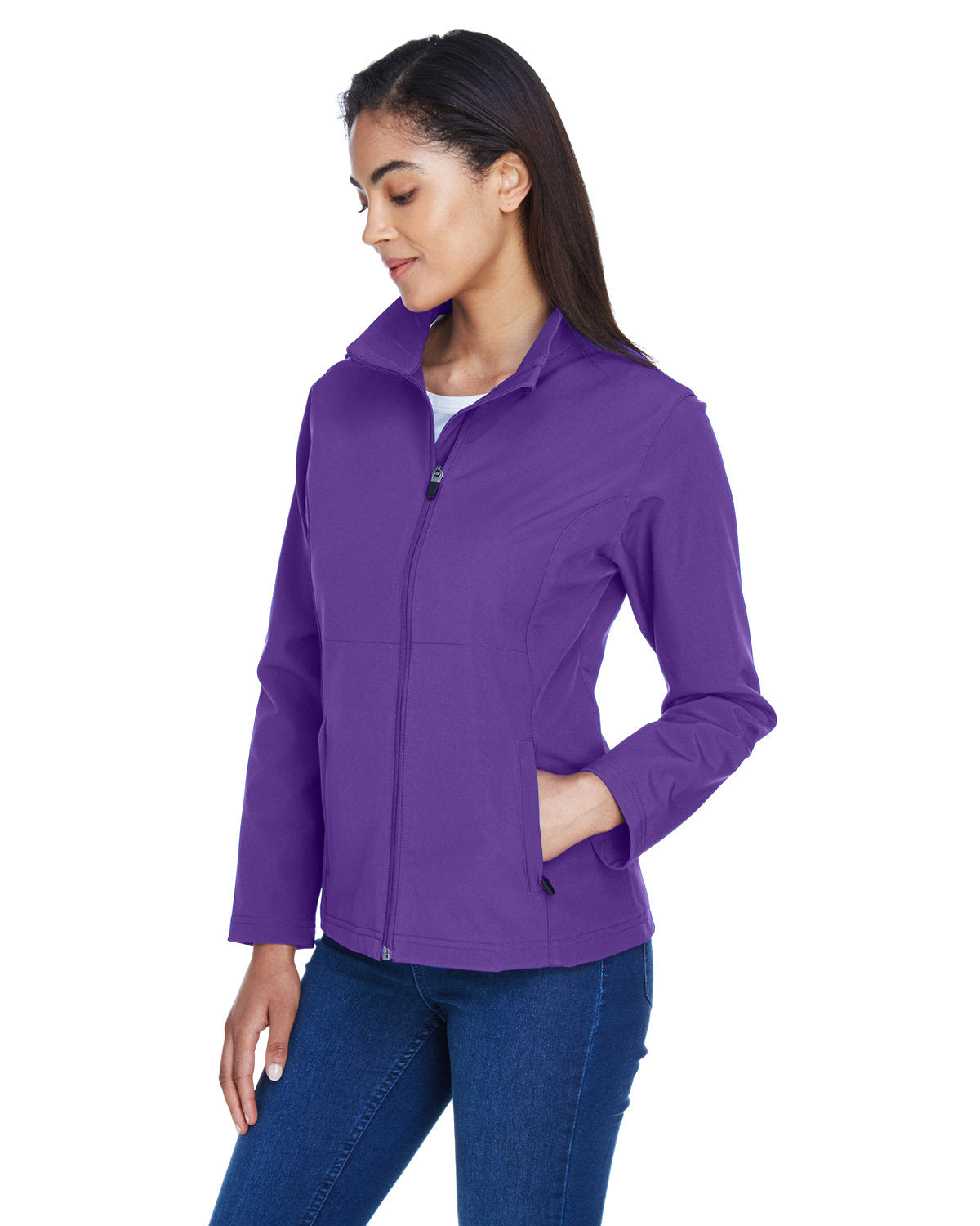 Team 365 Ladies' Leader Soft Shell Jacket Womens Apparel Jackets & Vests