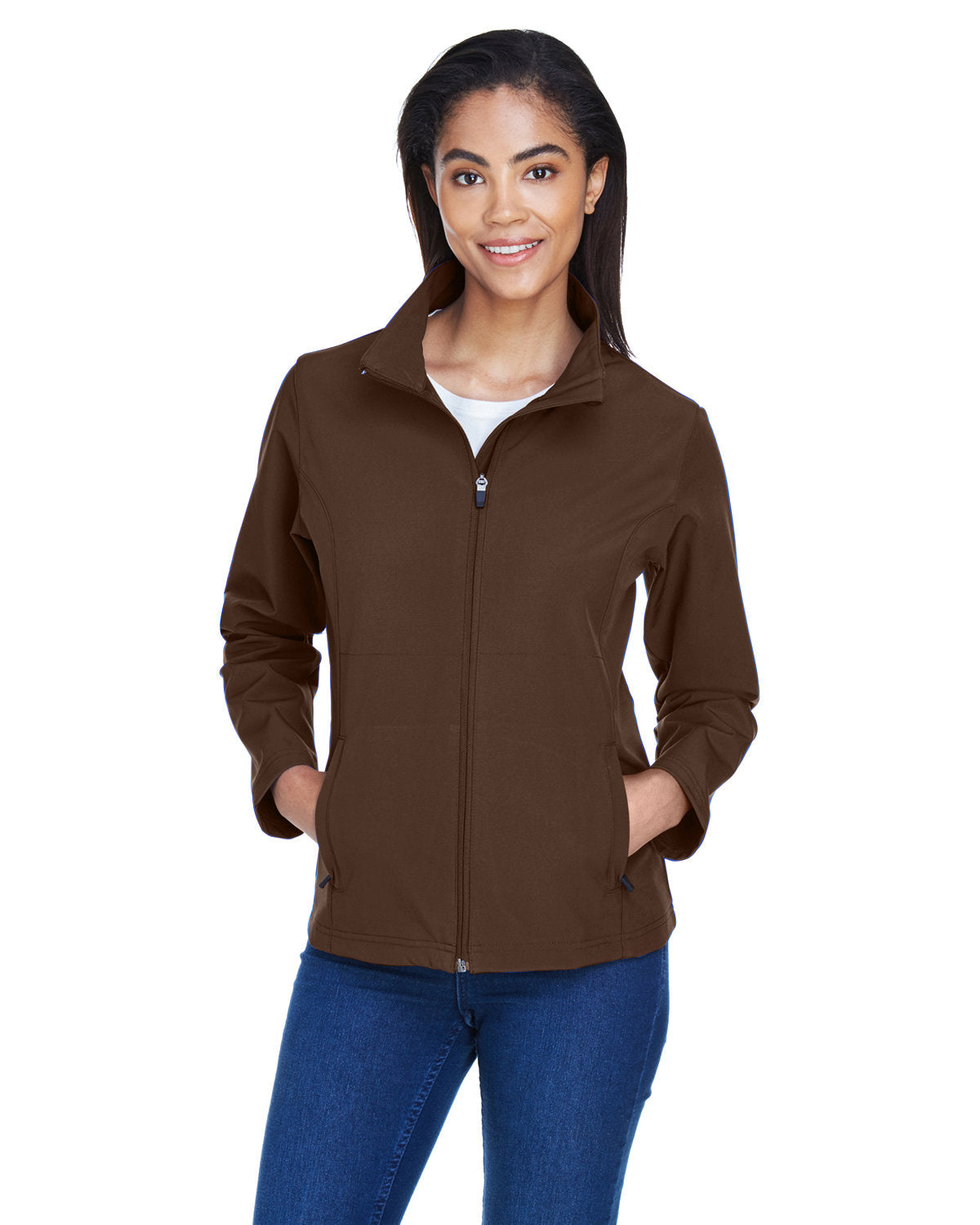 Team 365 Ladies' Leader Soft Shell Jacket Womens Apparel Jackets & Vests