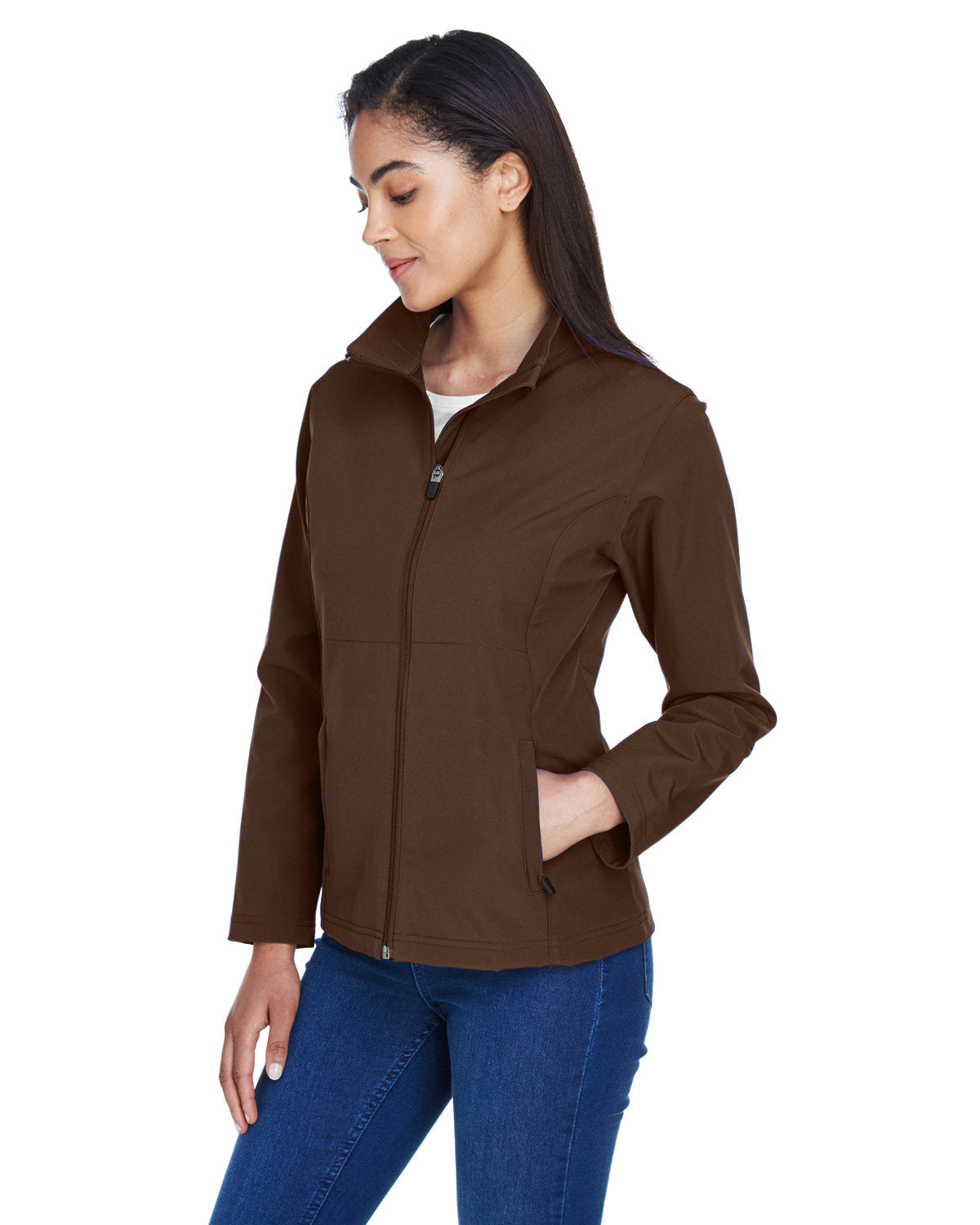 Team 365 Ladies' Leader Soft Shell Jacket Womens Apparel Jackets & Vests