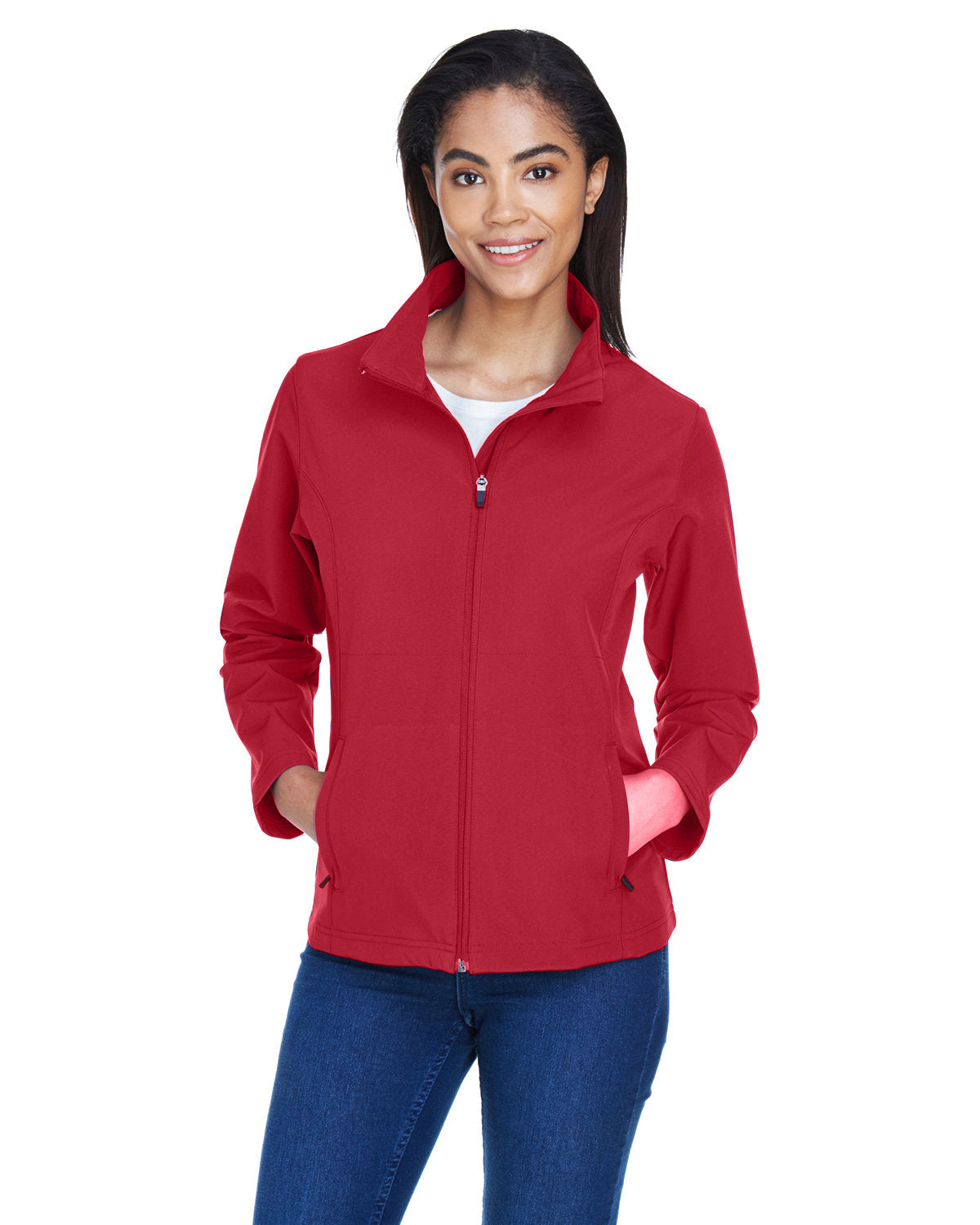 Team 365 Ladies' Leader Soft Shell Jacket Womens Apparel Jackets & Vests