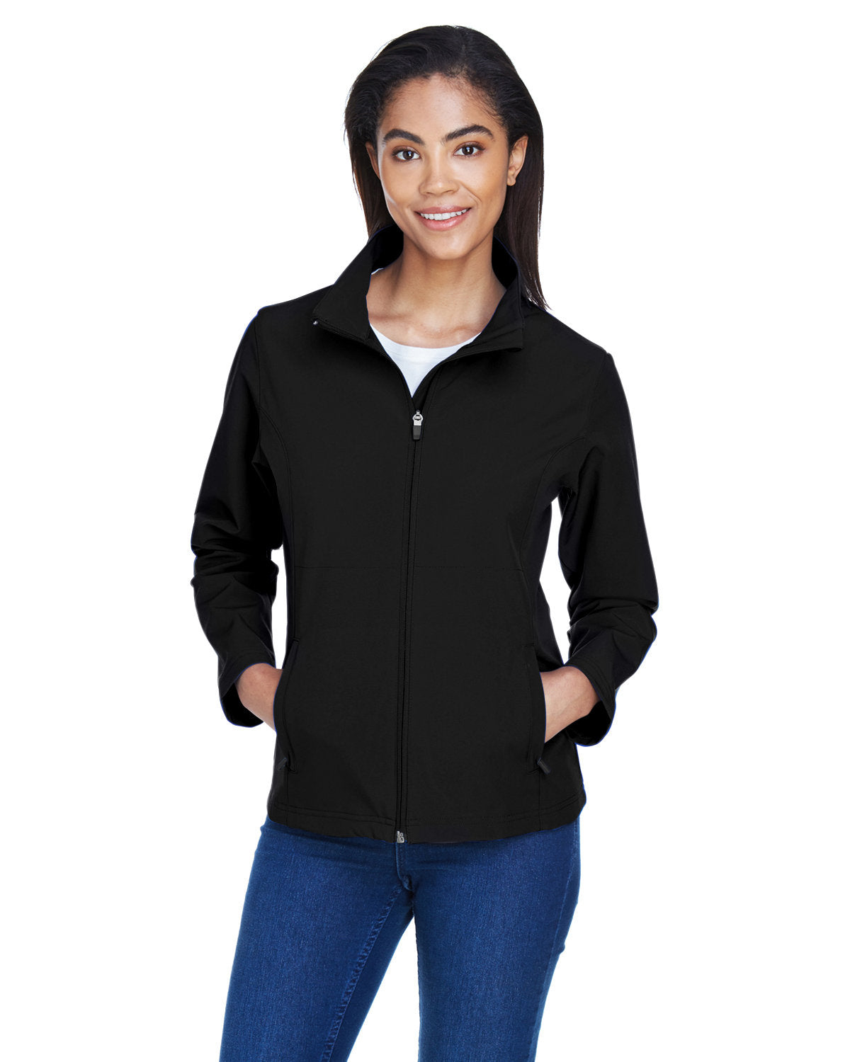 Team 365 Ladies' Leader Soft Shell Jacket Womens Apparel Jackets & Vests