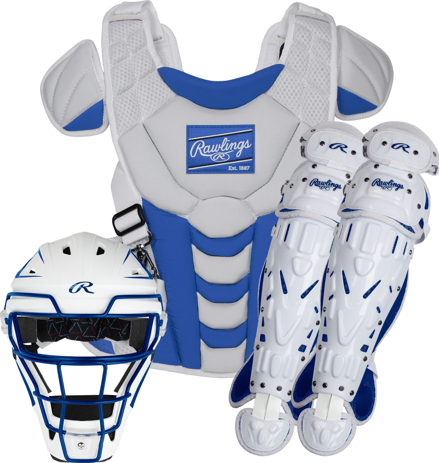 Rawlings Velo 2.0 Series Softball Catchers Set - Large Softball Catcher's Protective Equipment All