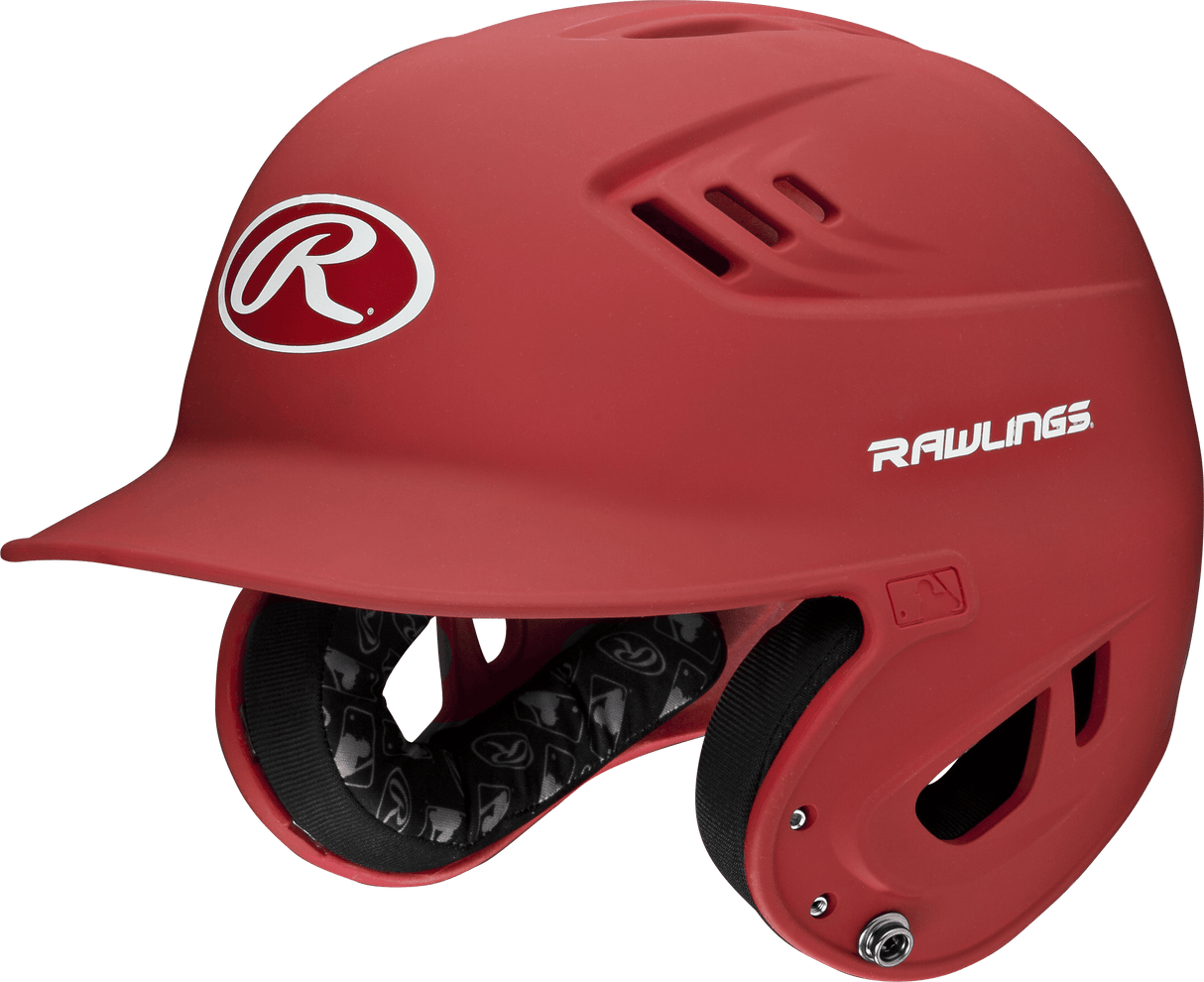 Rawlings Junior R16 1-Tone Baseball Helmet - Matte Baseball Batting Helmets All