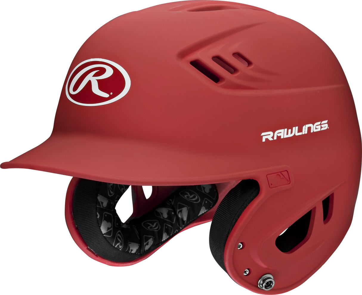 Rawlings Senior R16 1-Tone Baseball Helmet - Matte Baseball Batting Helmets All