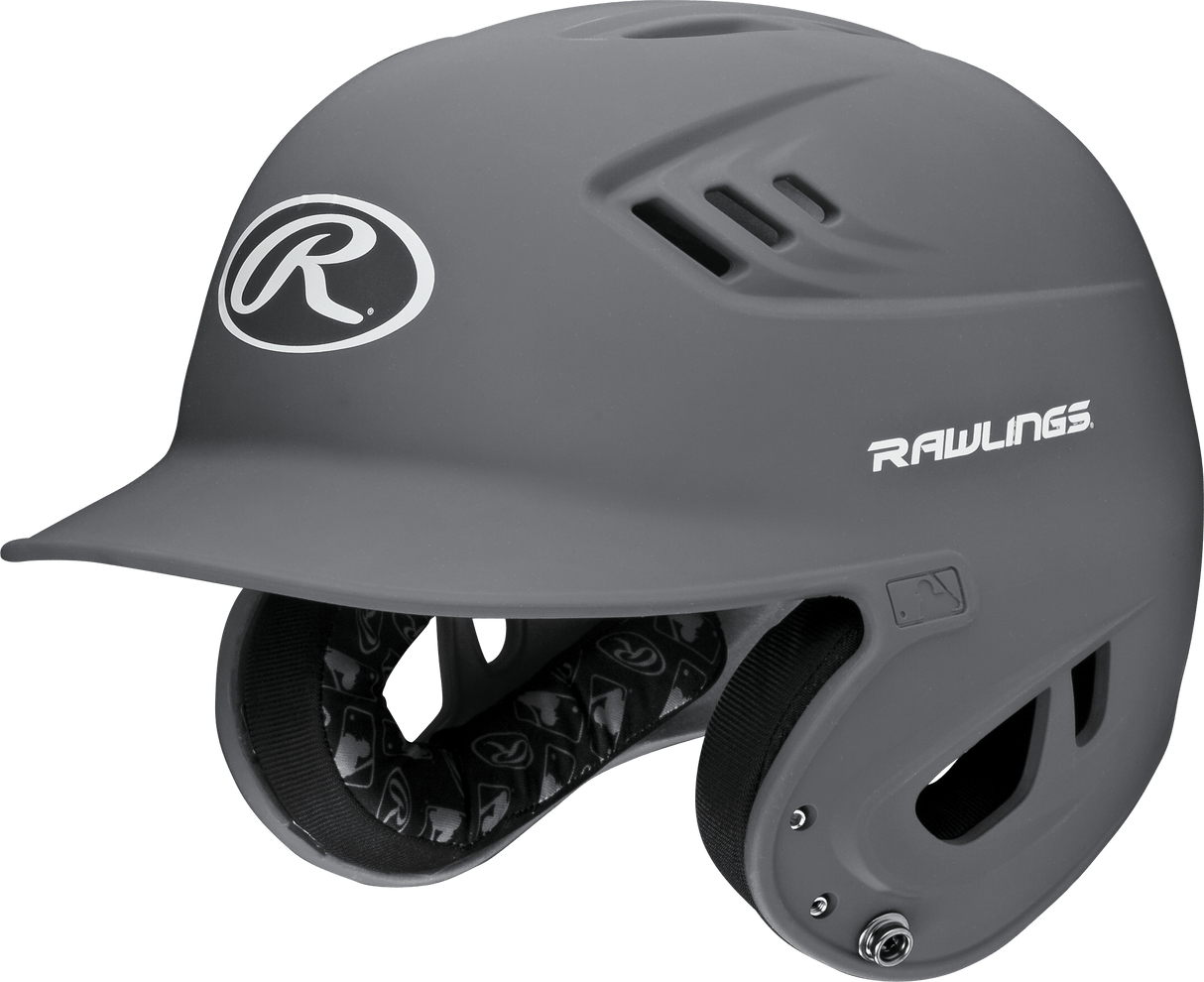 Rawlings Junior R16 1-Tone Baseball Helmet - Matte Baseball Batting Helmets All