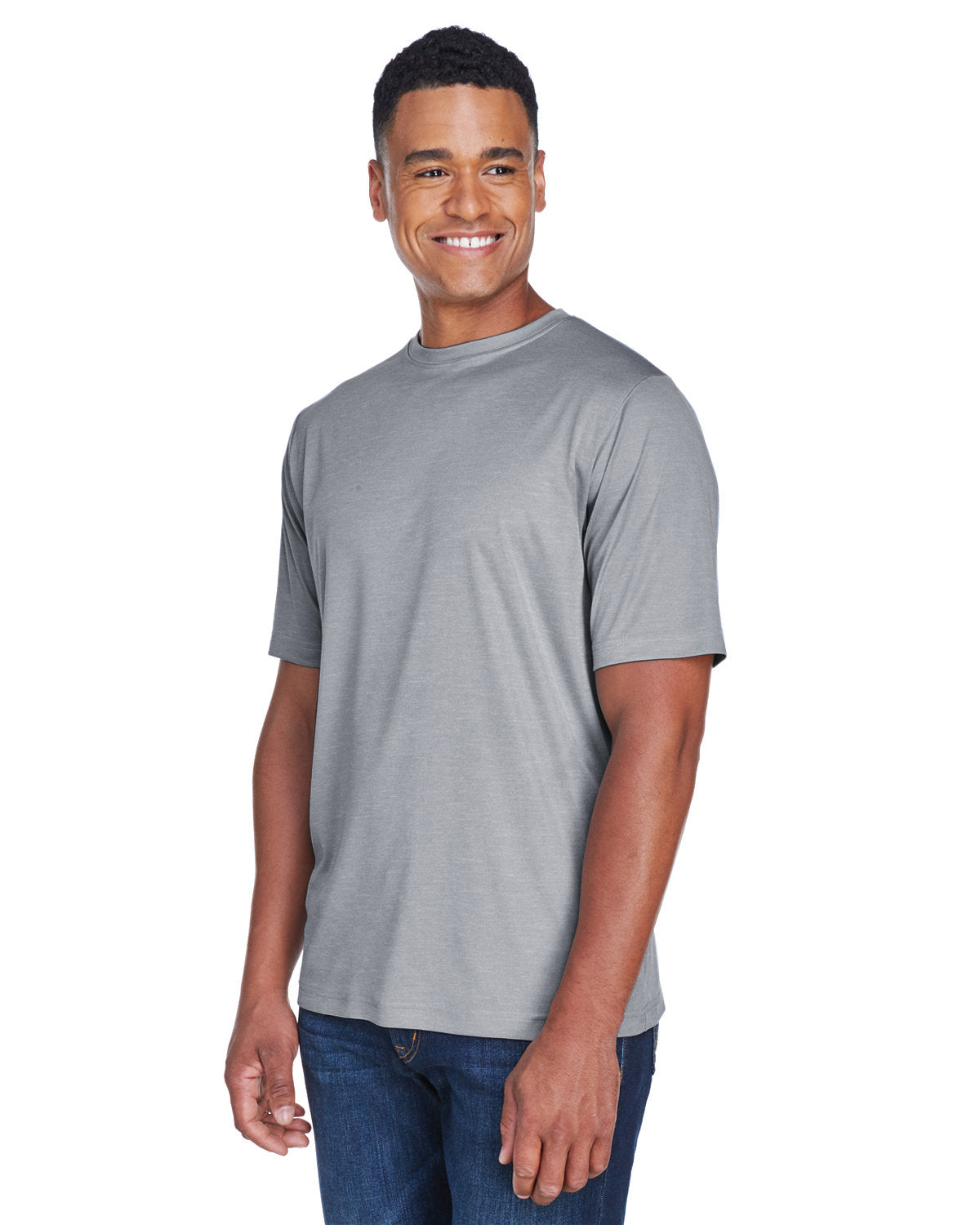Team 365 Men's Sonic Heather Performance T-Shirt Mens Apparel Shirts & Tops