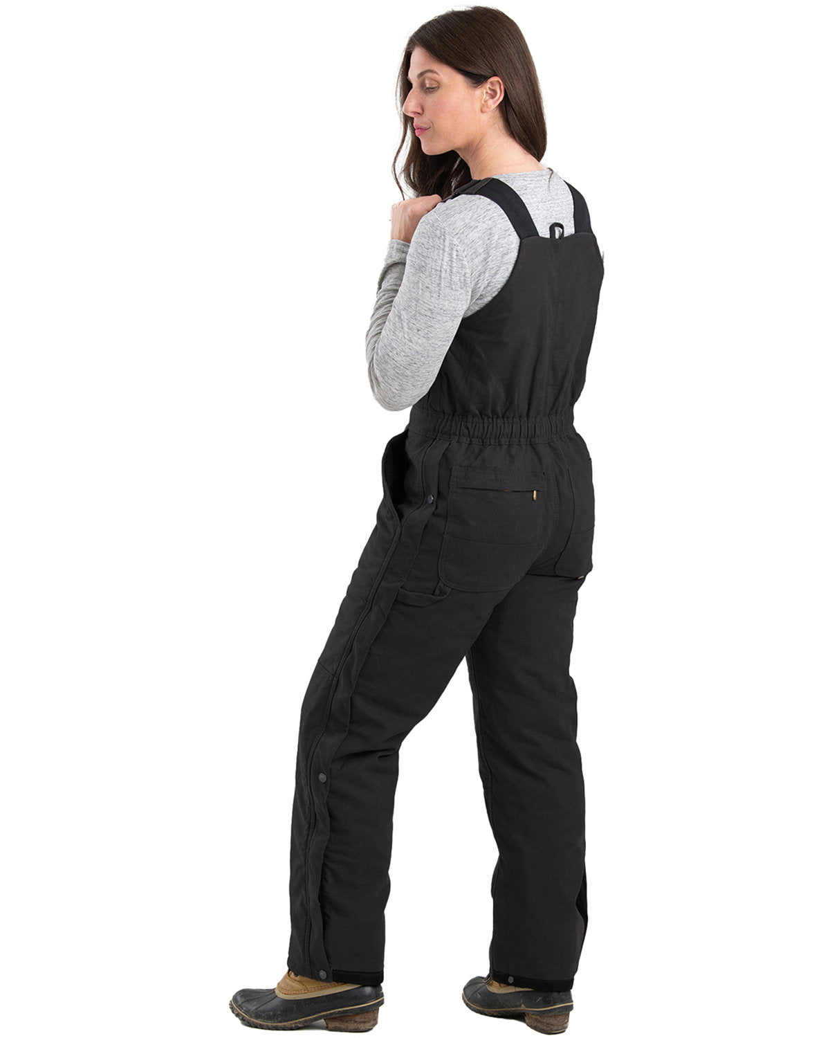 Berne Ladies' Softstone Duck Insulated Bib Overall Womens Apparel Pants & Sweatpants