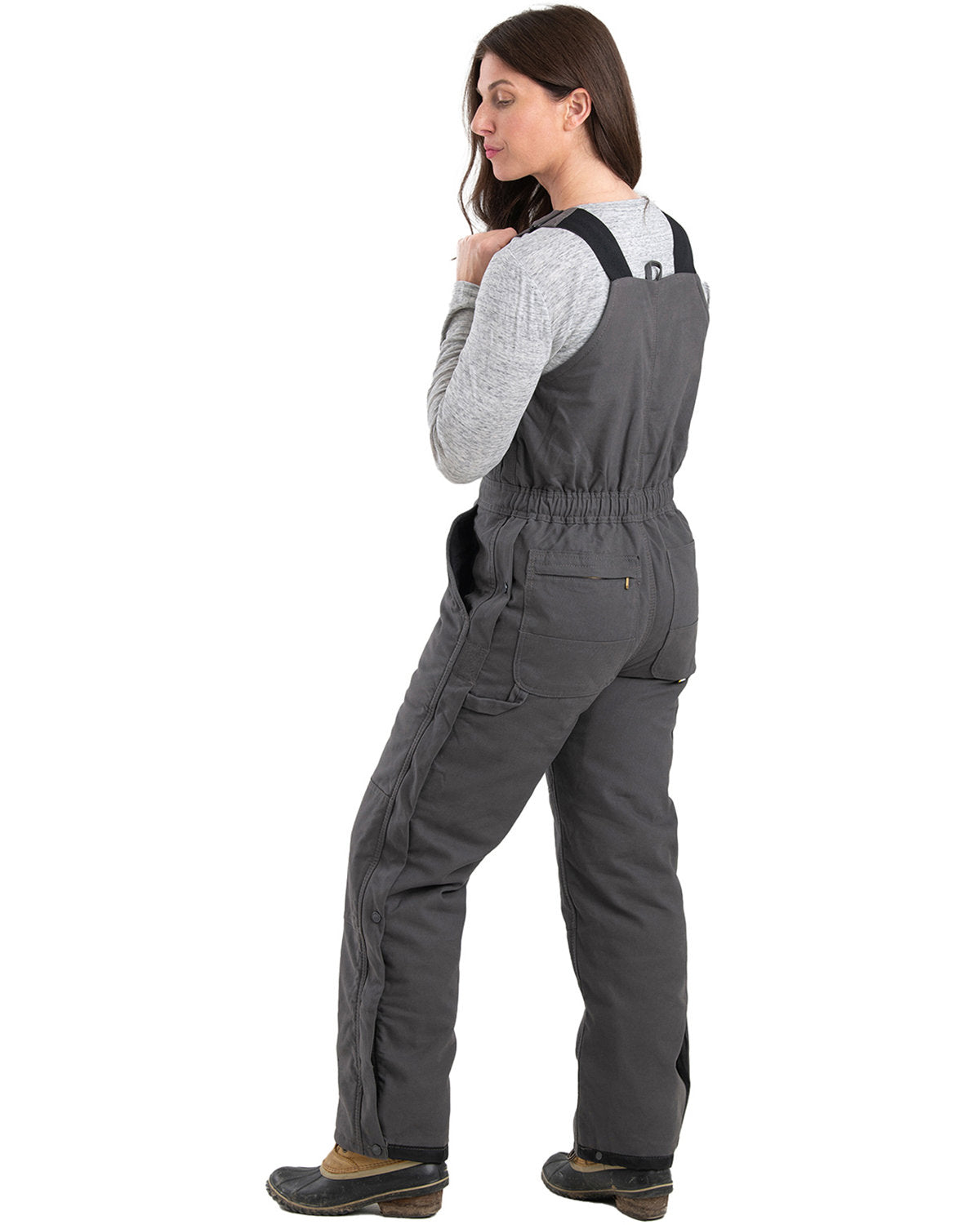 Berne Ladies' Softstone Duck Insulated Bib Overall Womens Apparel Pants & Sweatpants