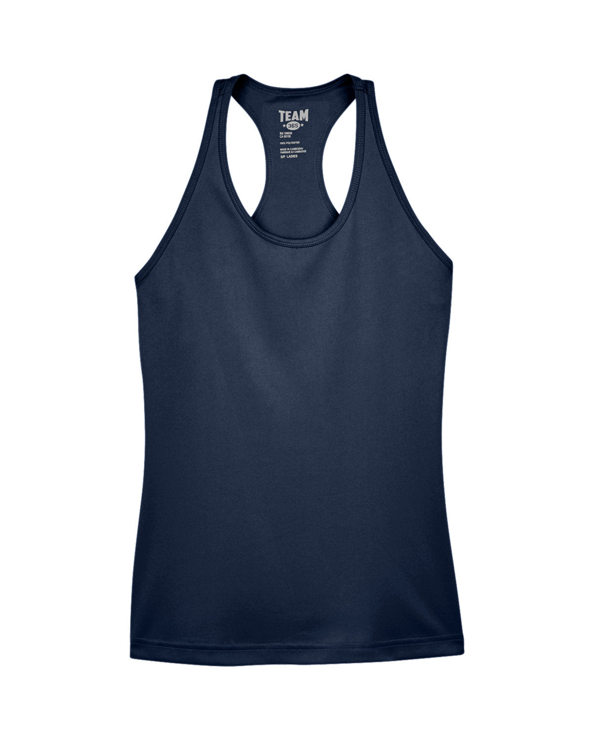 Team 365 Ladies' Zone Performance Racerback Tank Womens Apparel Shirts & Tops