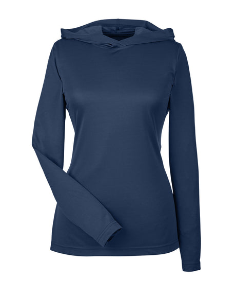 Team 365 Ladies' Zone Performance Hooded T-Shirt Womens Apparel Shirts & Tops
