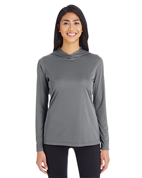 Team 365 Ladies' Zone Performance Hooded T-Shirt Womens Apparel Shirts & Tops
