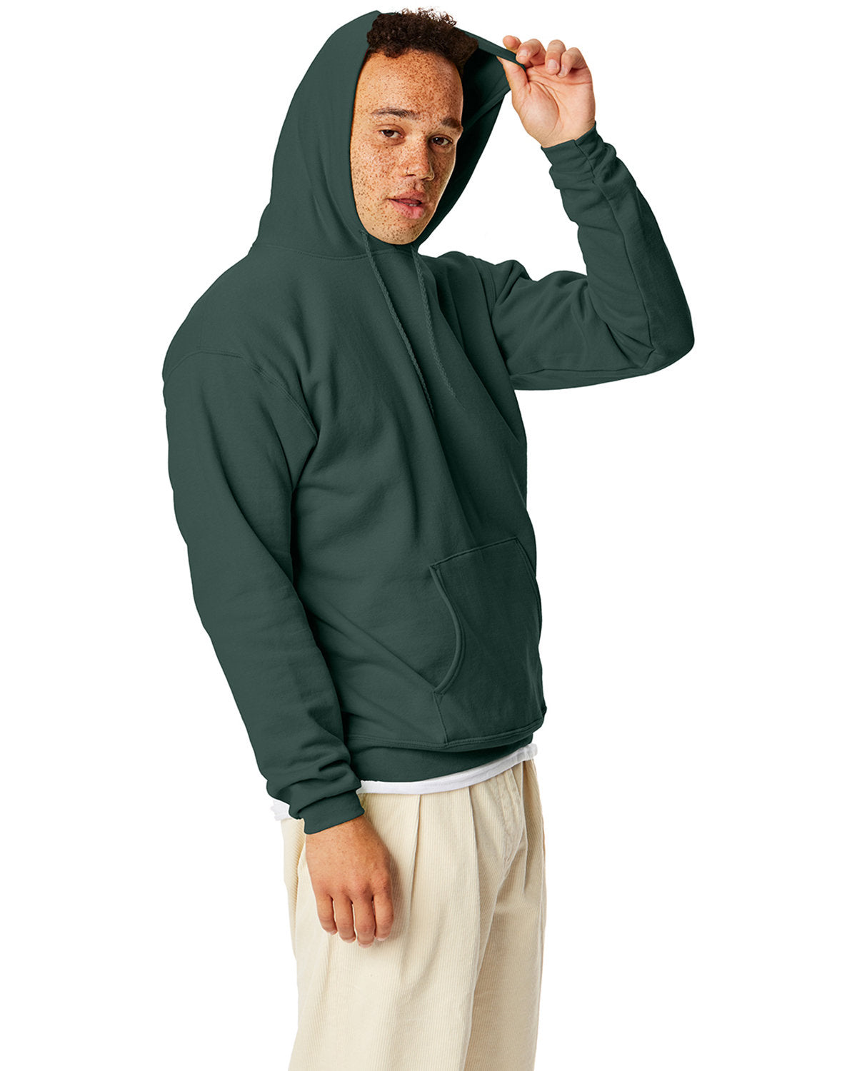 Hanes Unisex Ecosmart® 50/50 Pullover Hooded Sweatshirt Mens Apparel Sweatshirts & Fleece