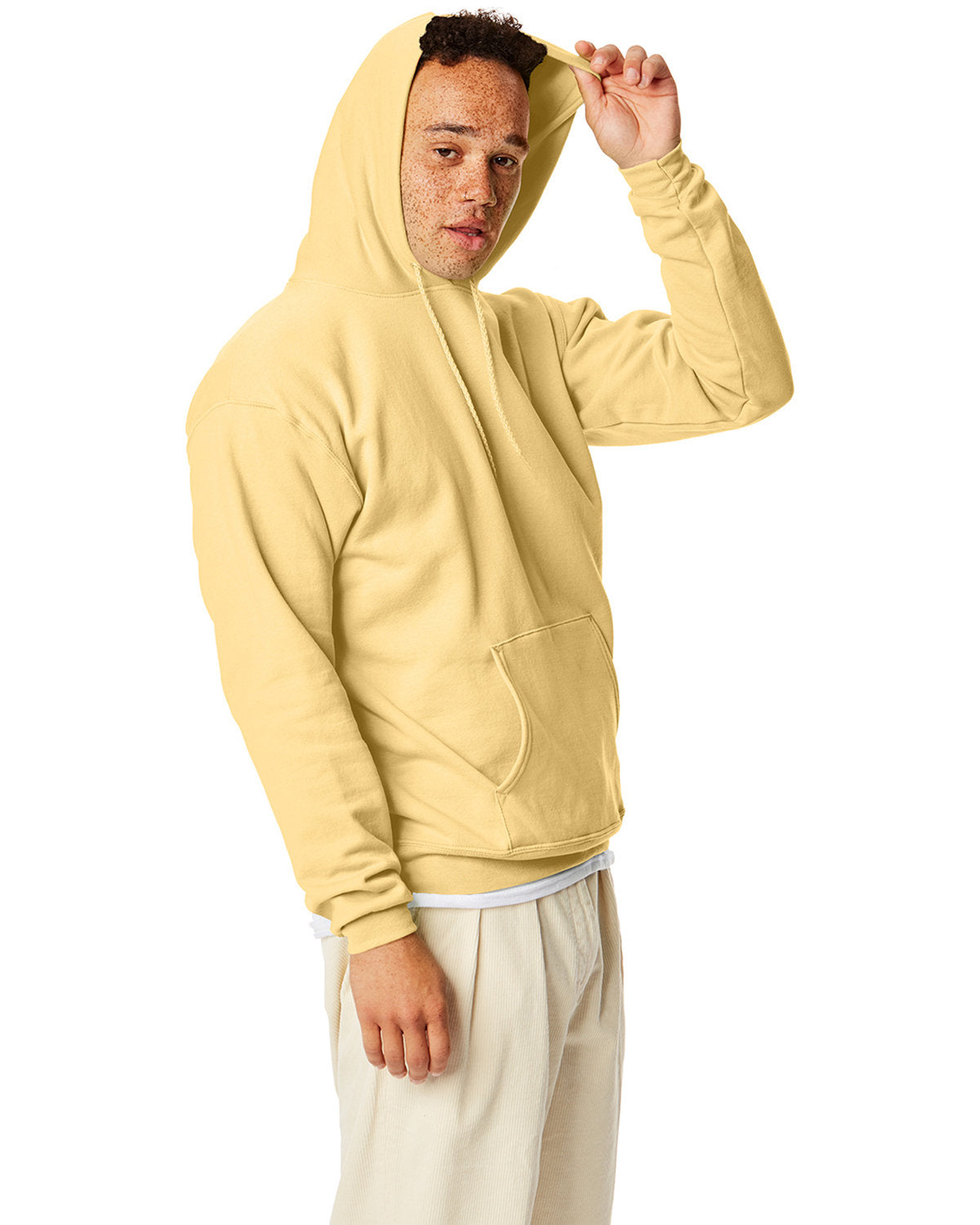 Hanes Unisex Ecosmart® 50/50 Pullover Hooded Sweatshirt Mens Apparel Sweatshirts & Fleece