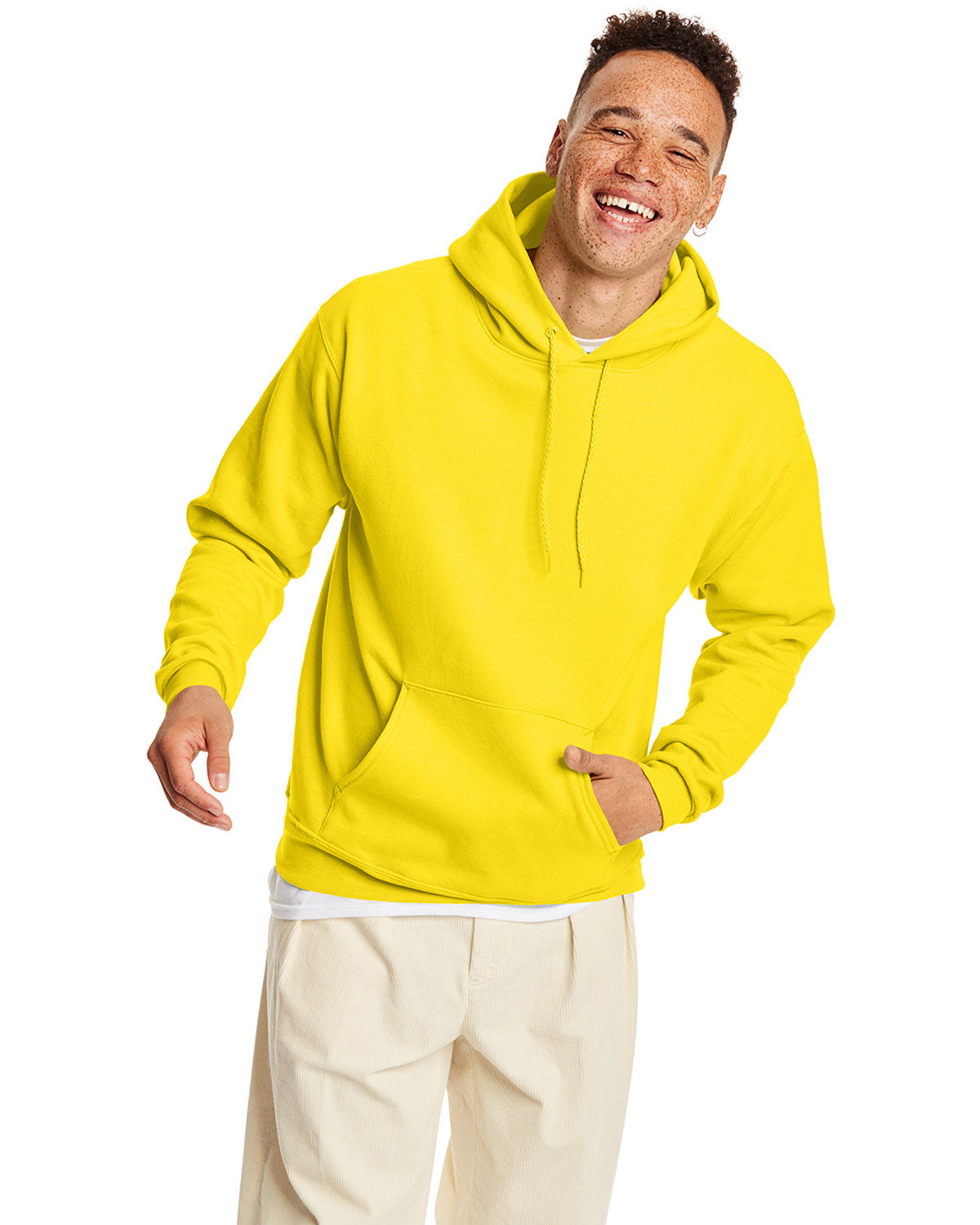 Hanes Unisex Ecosmart® 50/50 Pullover Hooded Sweatshirt Mens Apparel Sweatshirts & Fleece