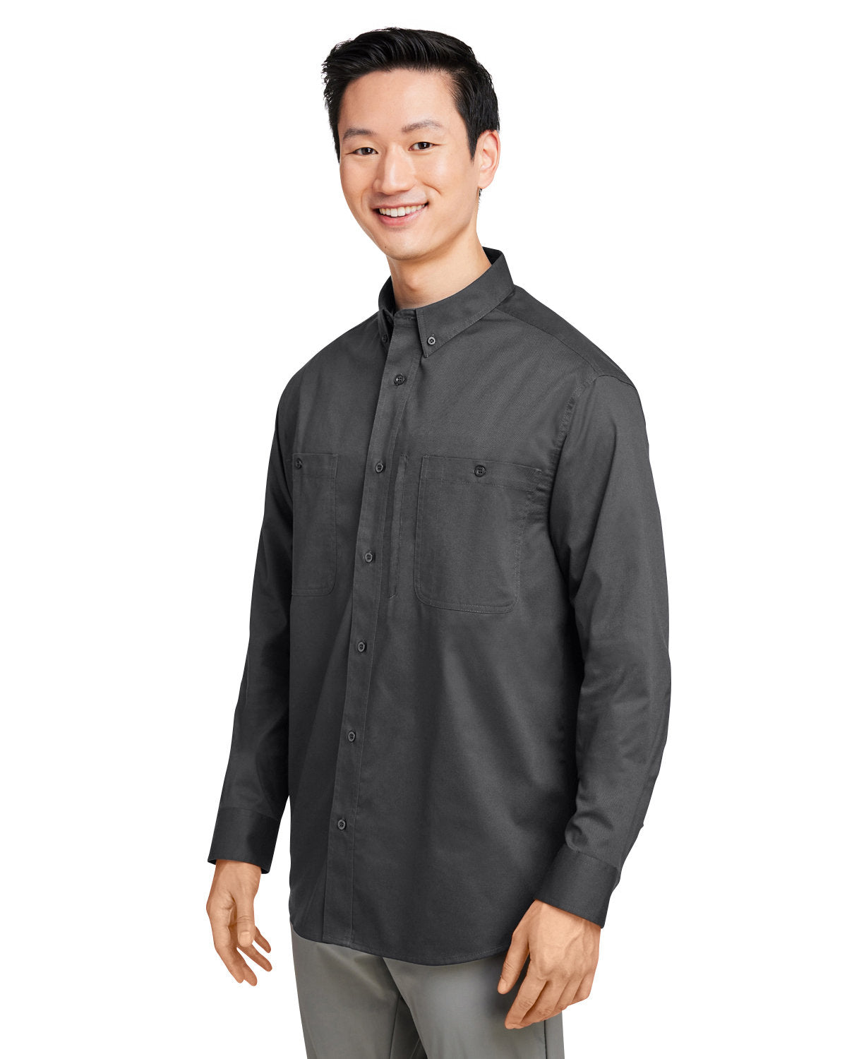 Harriton Men's Advantage IL Long-Sleeve Workshirt Mens Apparel Shirts & Tops