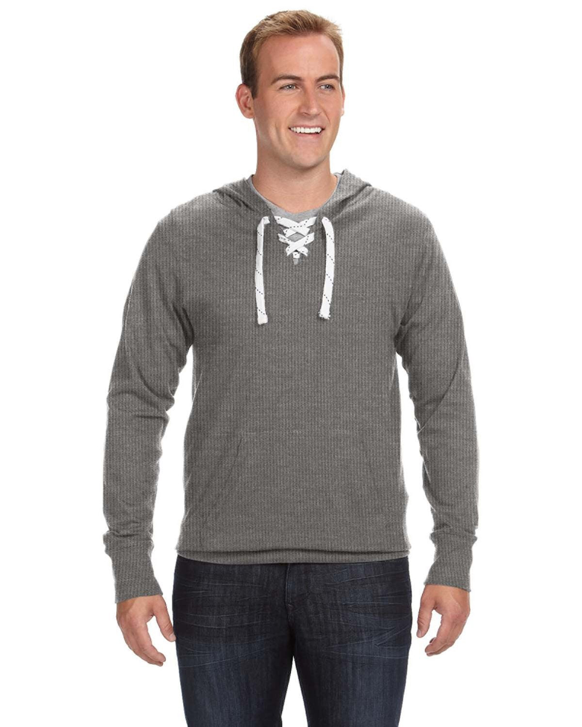 J-America Men's Sport Lace Jersey Hoody
-1