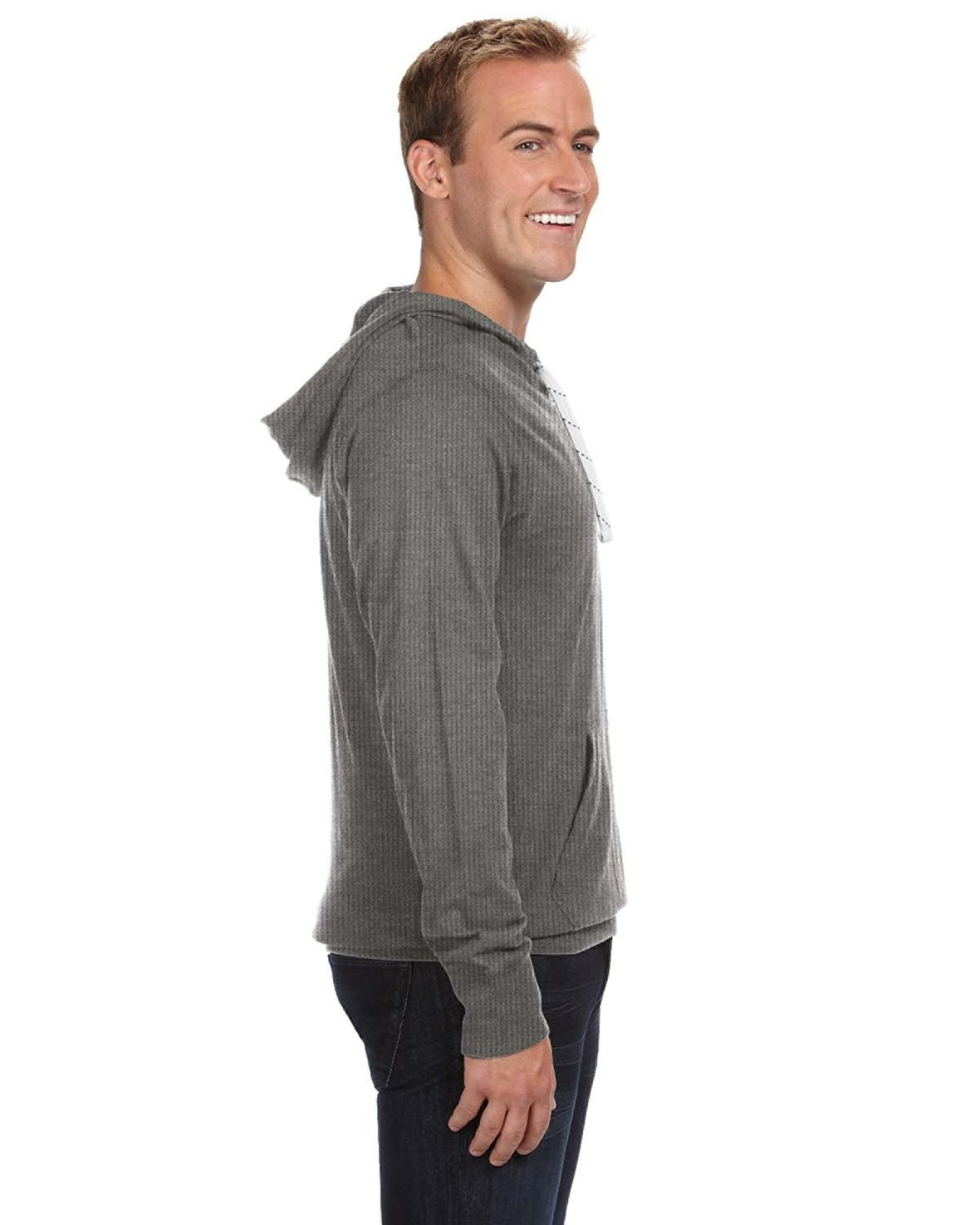 J-America Men's Sport Lace Jersey Hoody
-3