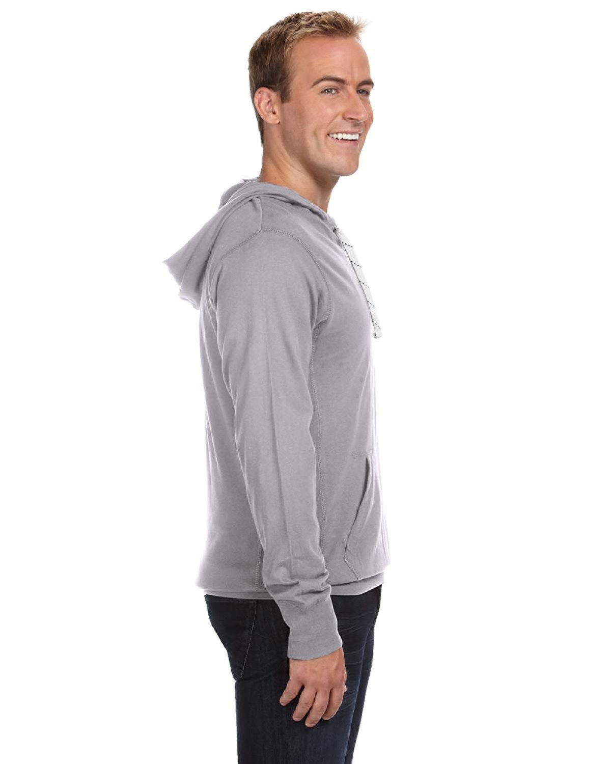 J-America Men's Sport Lace Jersey Hoody
-3