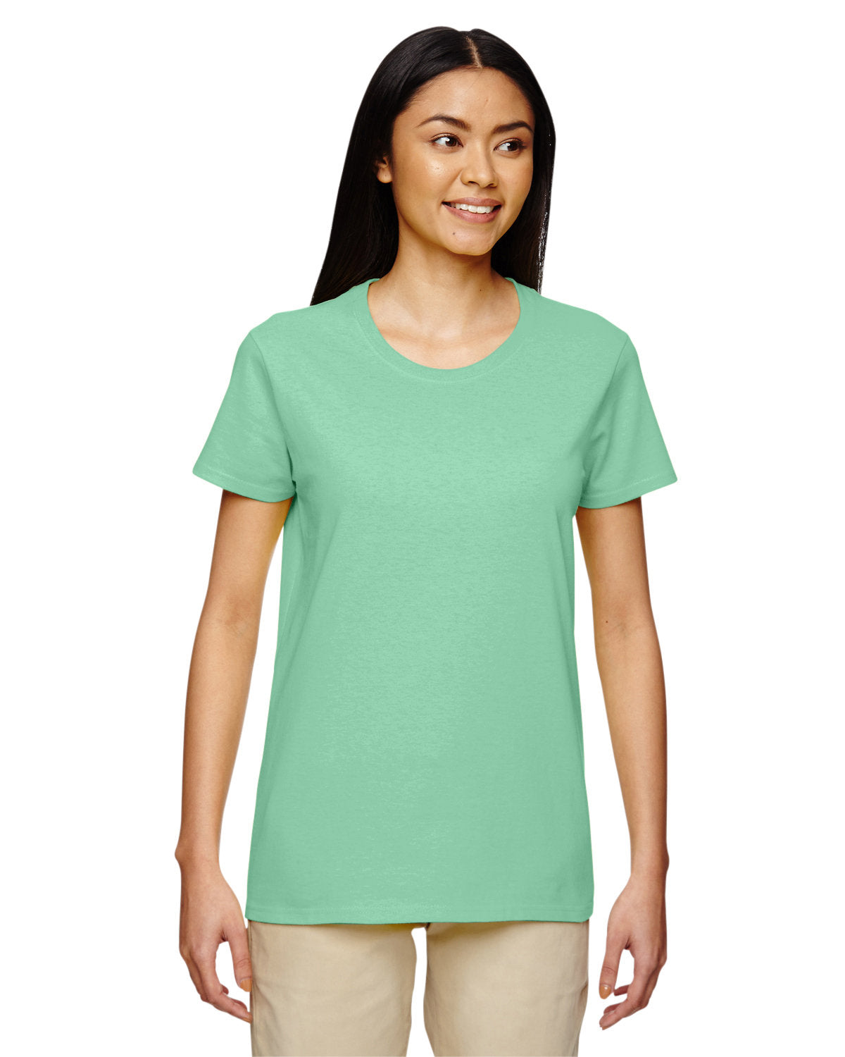 Gildan Women's Heavy Cotton 100% Cotton T-Shirt 5000L Womens Apparel Shirts & Tops