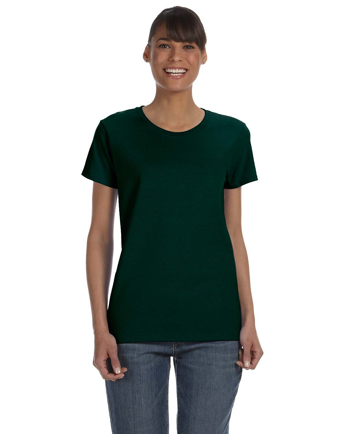 Gildan Women's Heavy Cotton 100% Cotton T-Shirt 5000L Womens Apparel Shirts & Tops