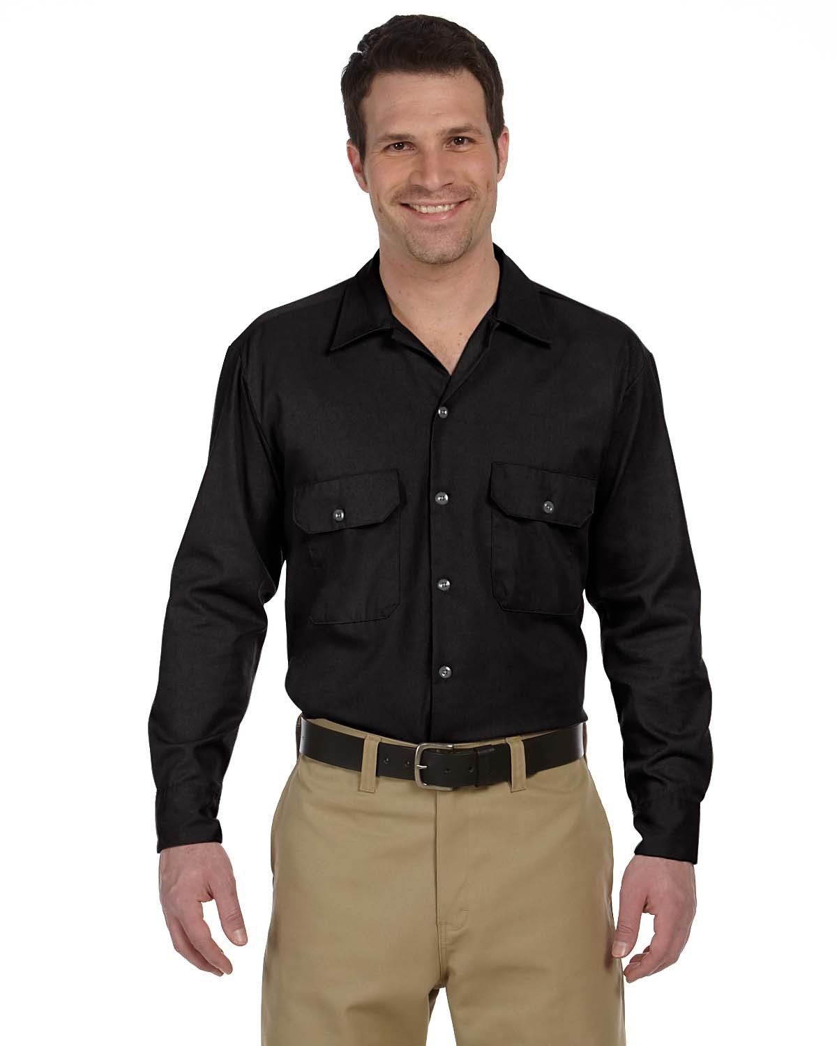 Dickies Unisex Long-Sleeve Work Shirt Mens Apparel Shirts & Tops